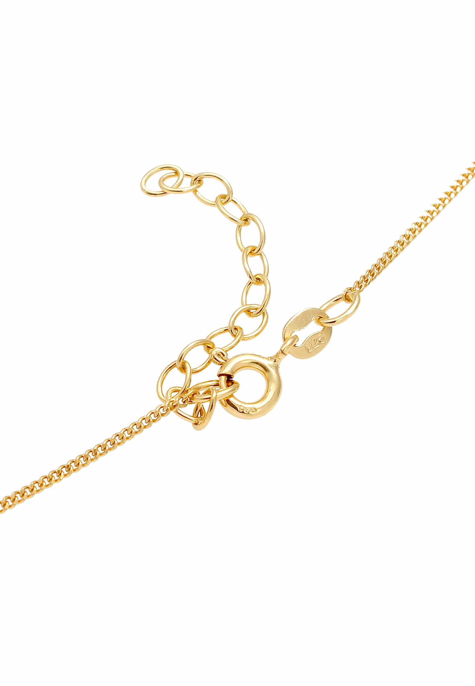 Elli Kette mit Anhänger »Halskette Blume Flower Floral 925 Silber«