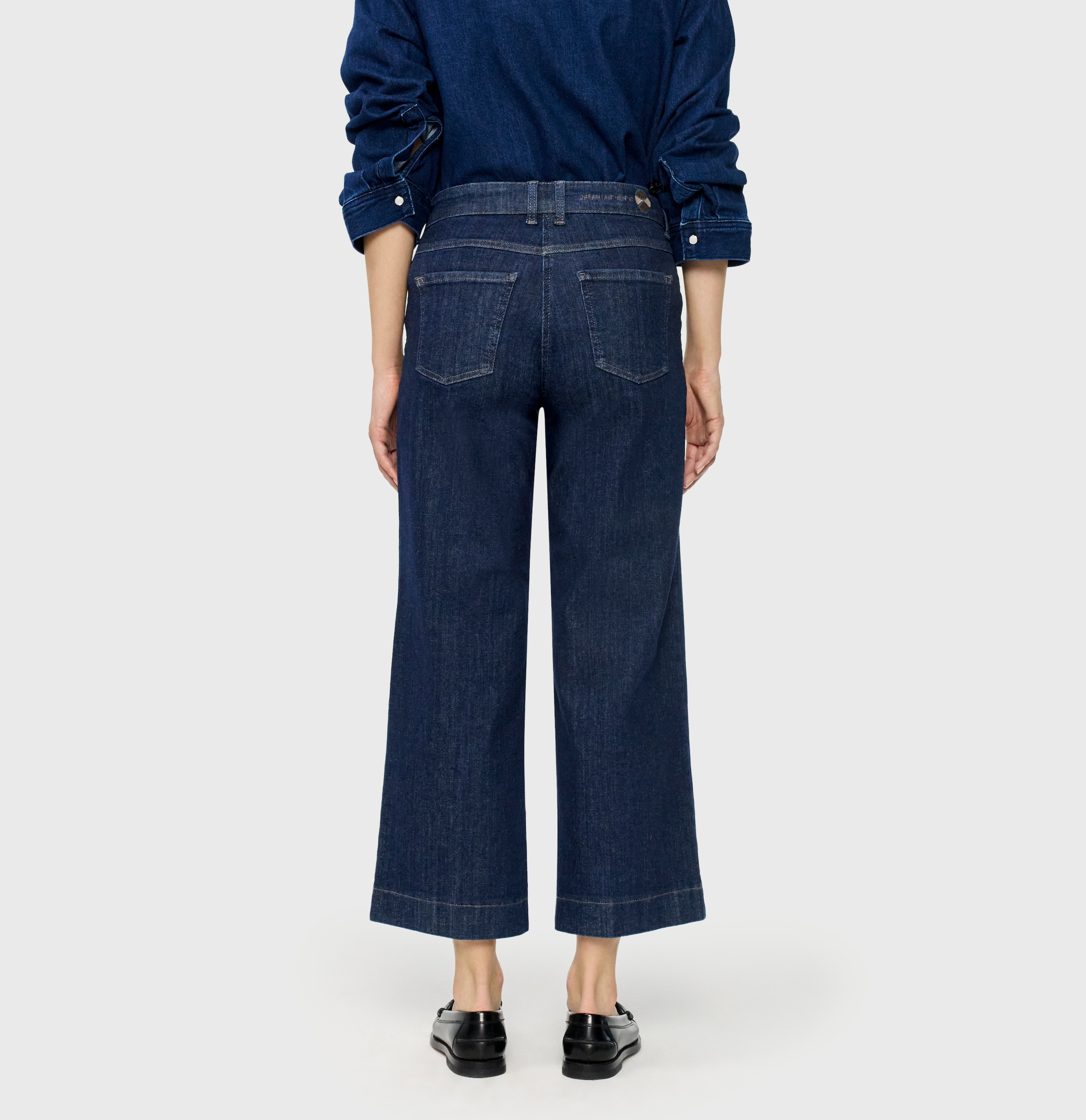 MAC Weite Jeans Figurformender Shaping-Effekt