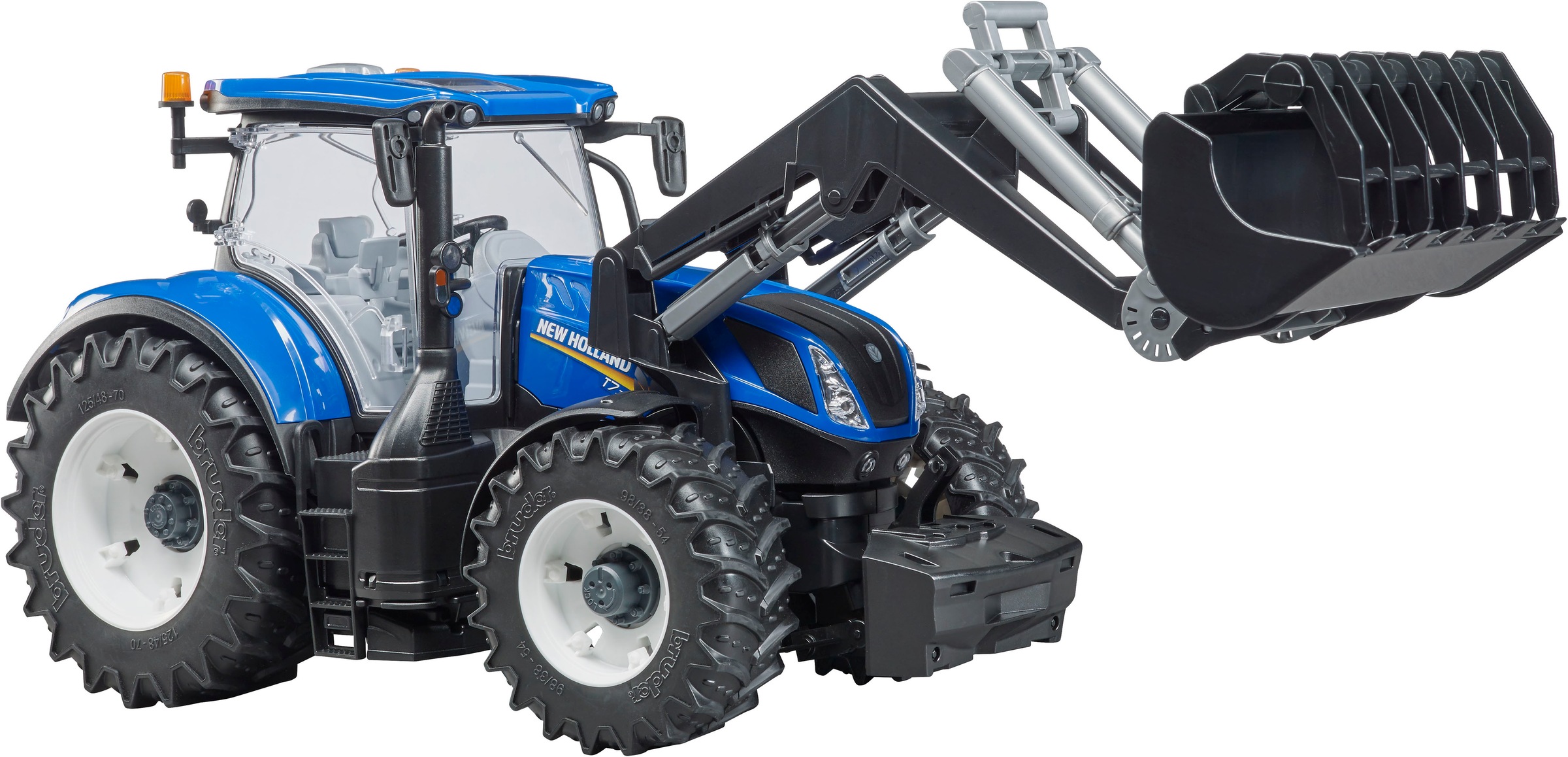 Bruder® Spielzeug-Traktor »New Holland T7.315 Frontlader lenkbar 44 cm (03121)« Made in Europe