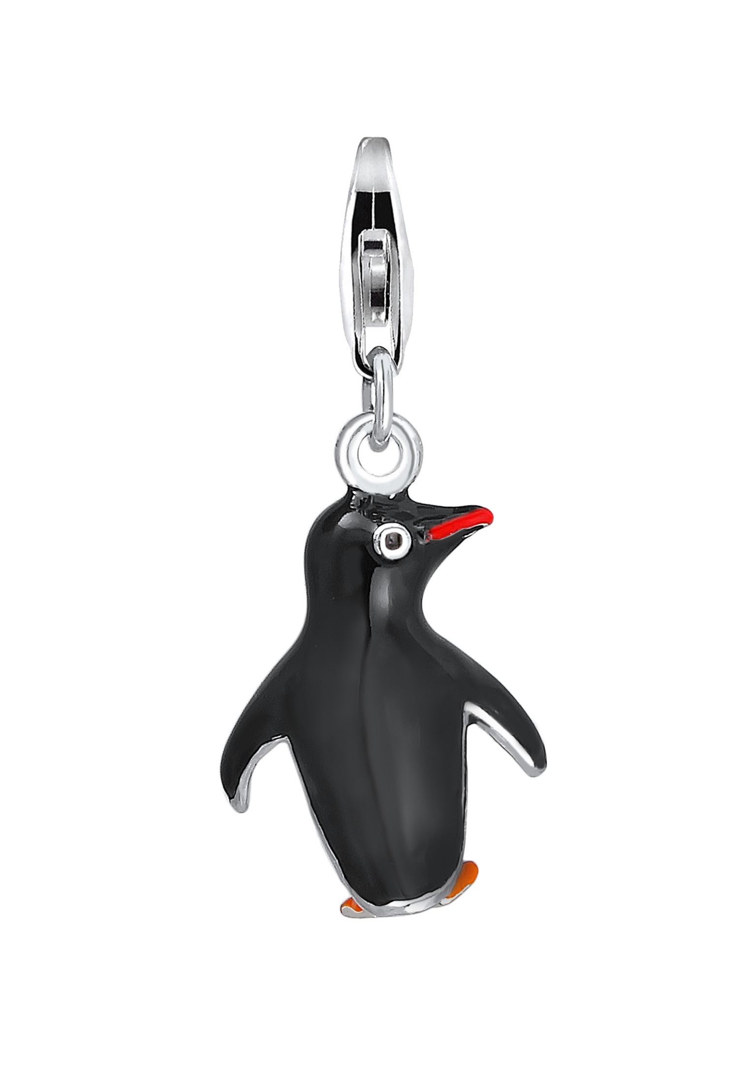 Nenalina Charm-Einhänger »Charm Pinguin-Anhänger Emaille Südpol 925 Silber«