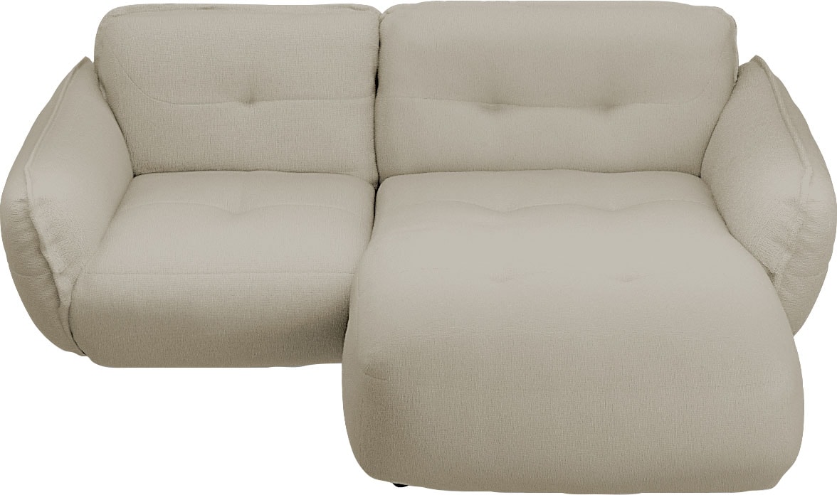 BETYPE Ecksofa »Be Fluffy« Softes Sitzgefühl, moderne Kedernaht, hochwertiger Bezug