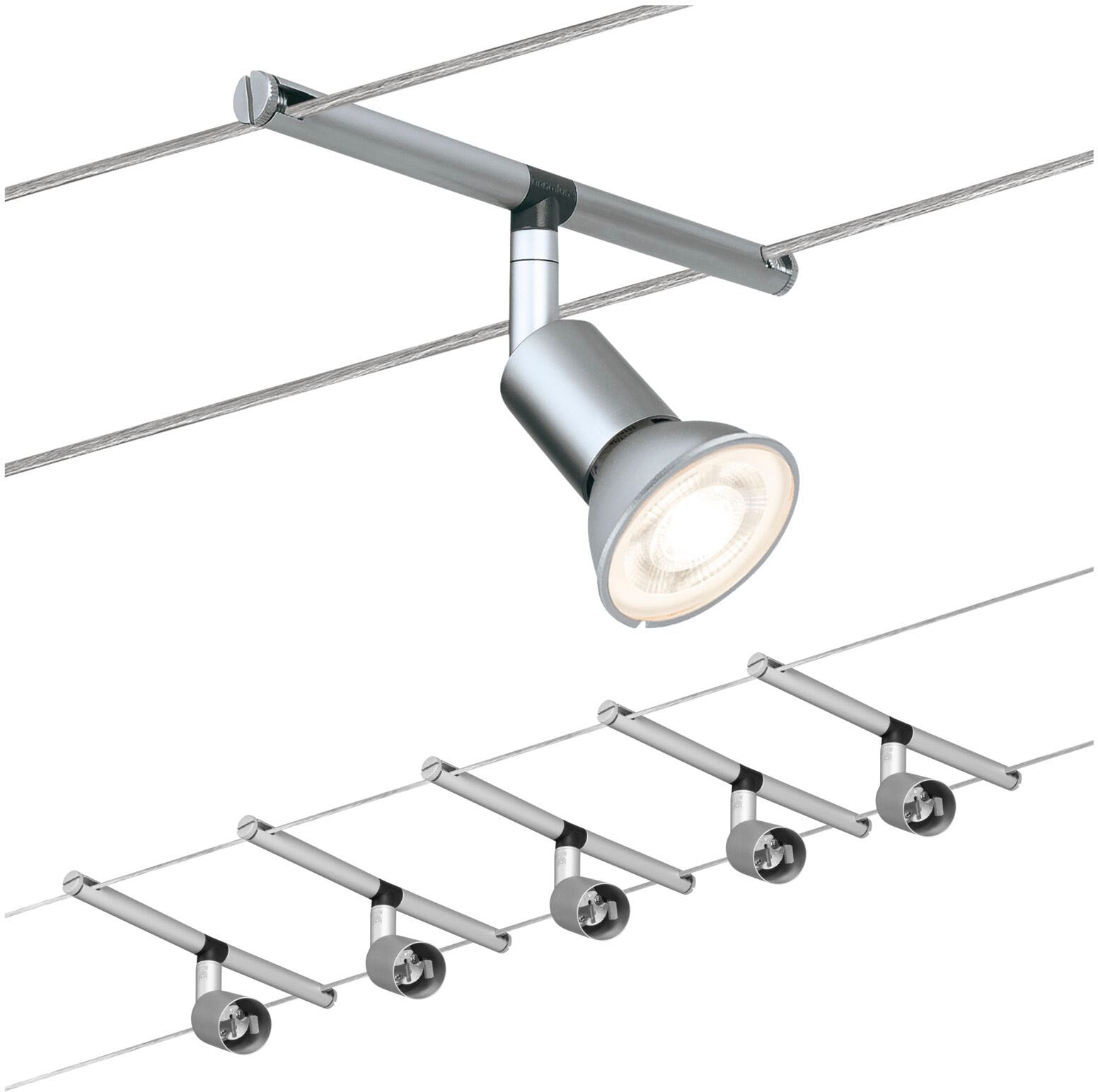 Paulmann LED Deckenleuchte »Salt«, 5 flammig, Leuchtmittel GU 5,3 | ohne Leuchtmittel, GU 5,3