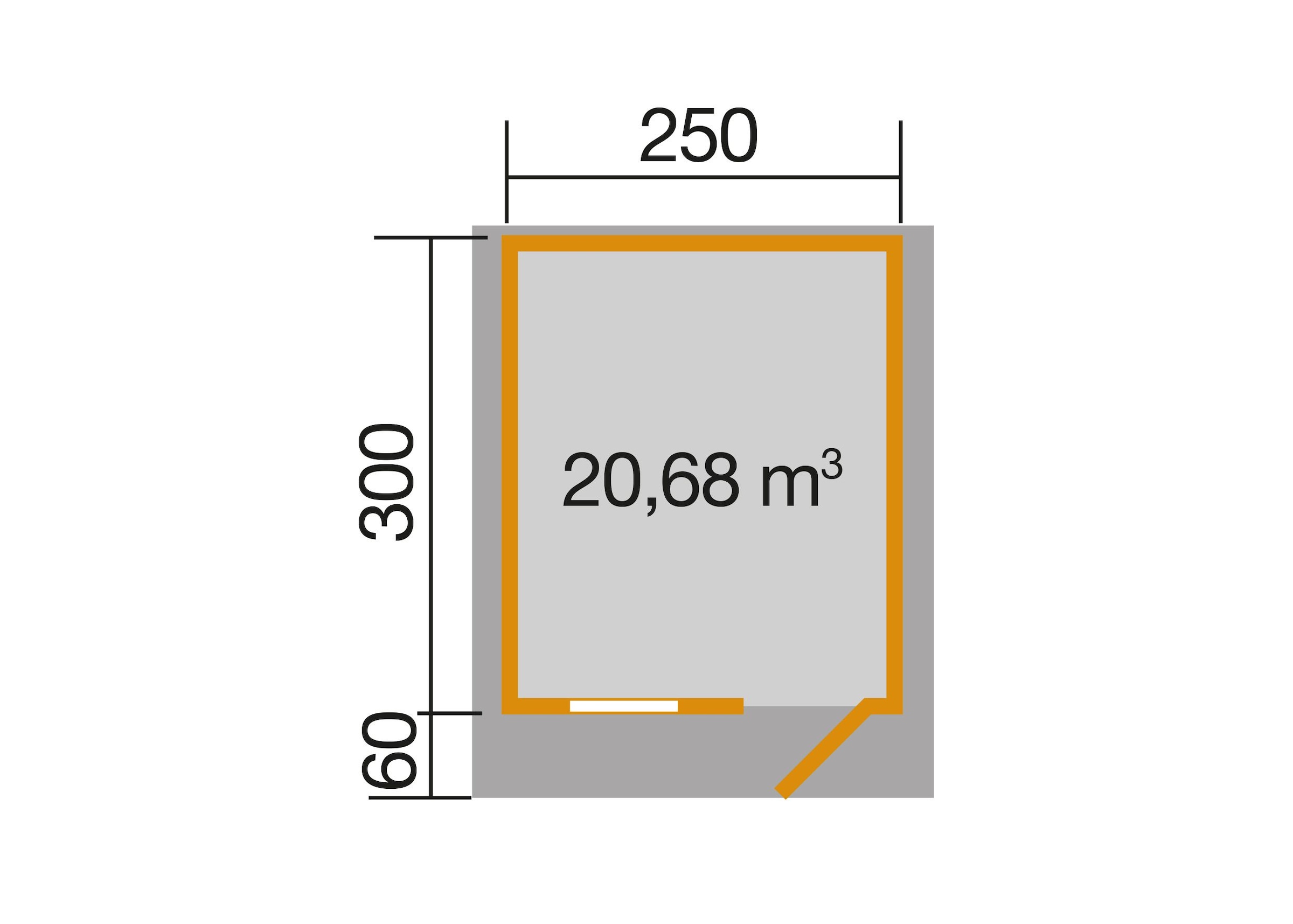 weka Gartenhaus »Premium28«