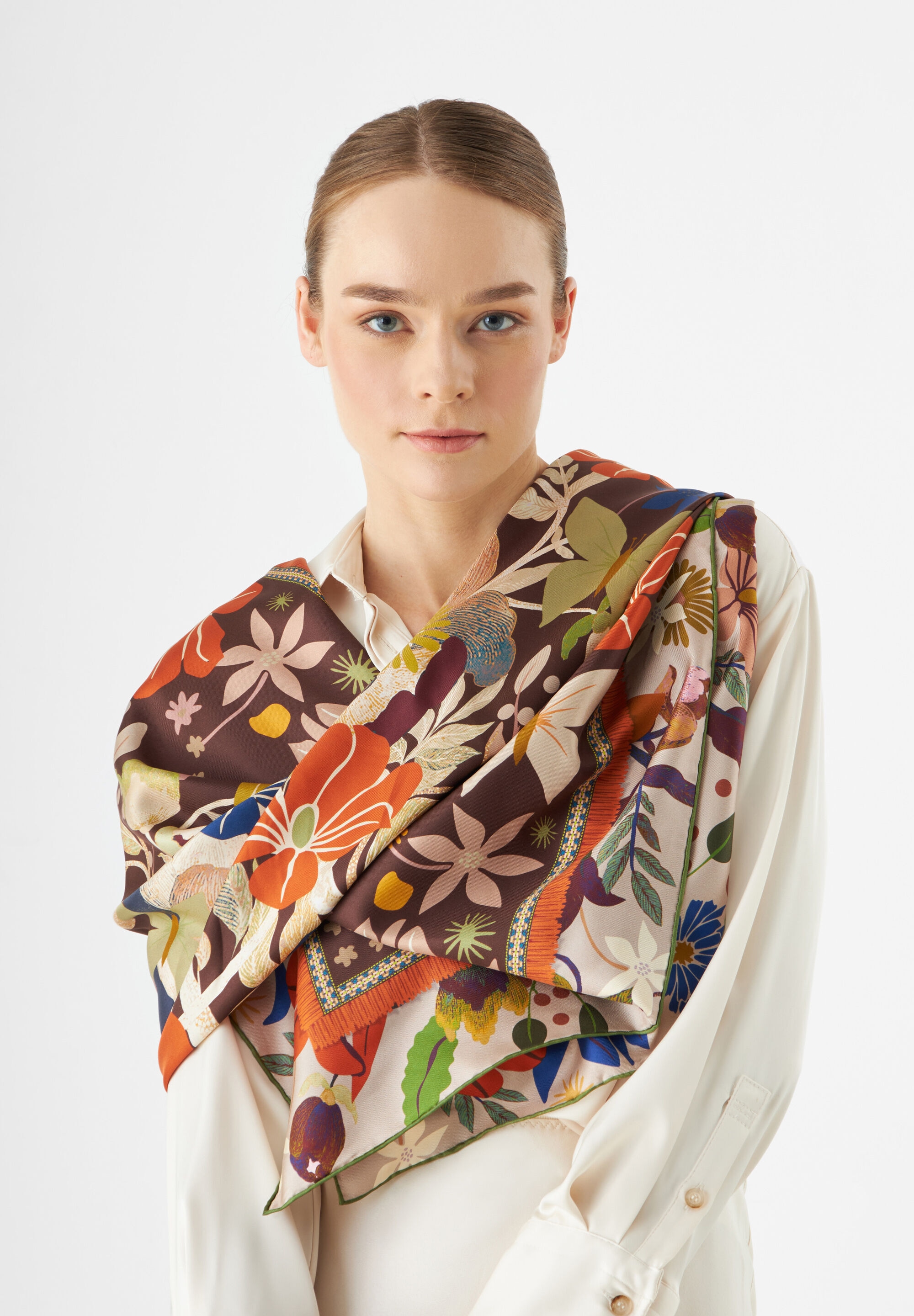 Codello Modetuch »Codello Tuch« mit Blumenmuster