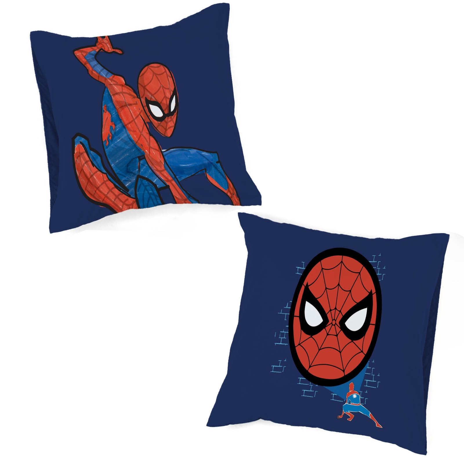 MARVEL Kinderbettwäsche »Marvel Spiderman Bettbezug-Set 135x200 cm + Kissenbezug 80x80 cm« 2 tlg. 100 % Baumwolle, maschinenwaschbar, wendbar