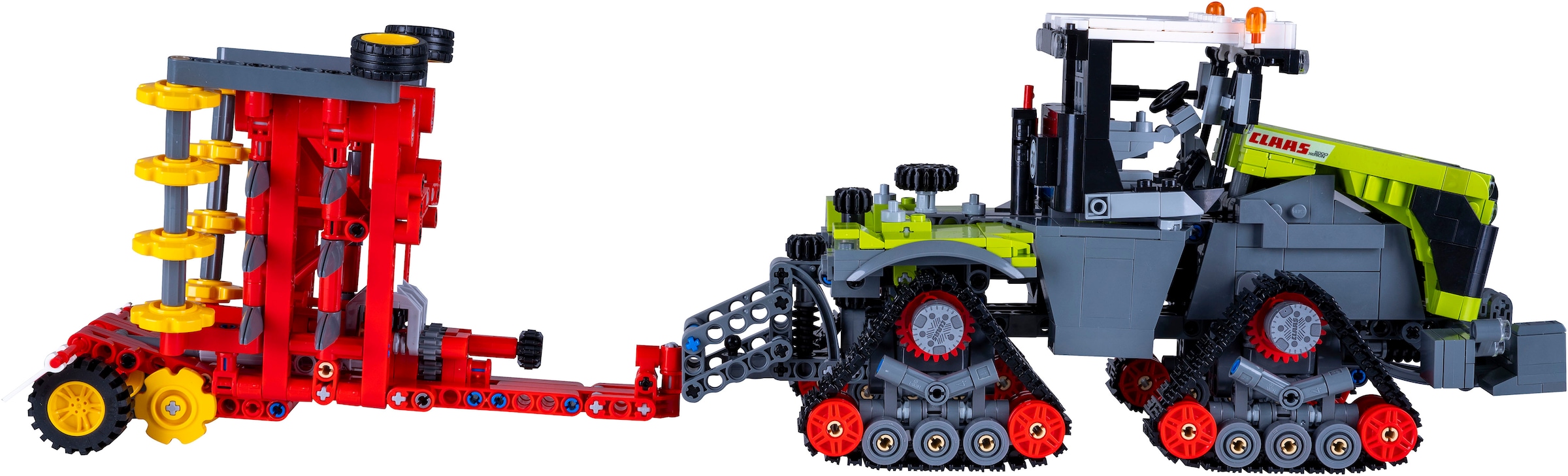 Jamara Konstruktions-Spielset »CaDA, Claas Xerion 5000 Trac TS 1:32 Bricks«, (1336 St.)