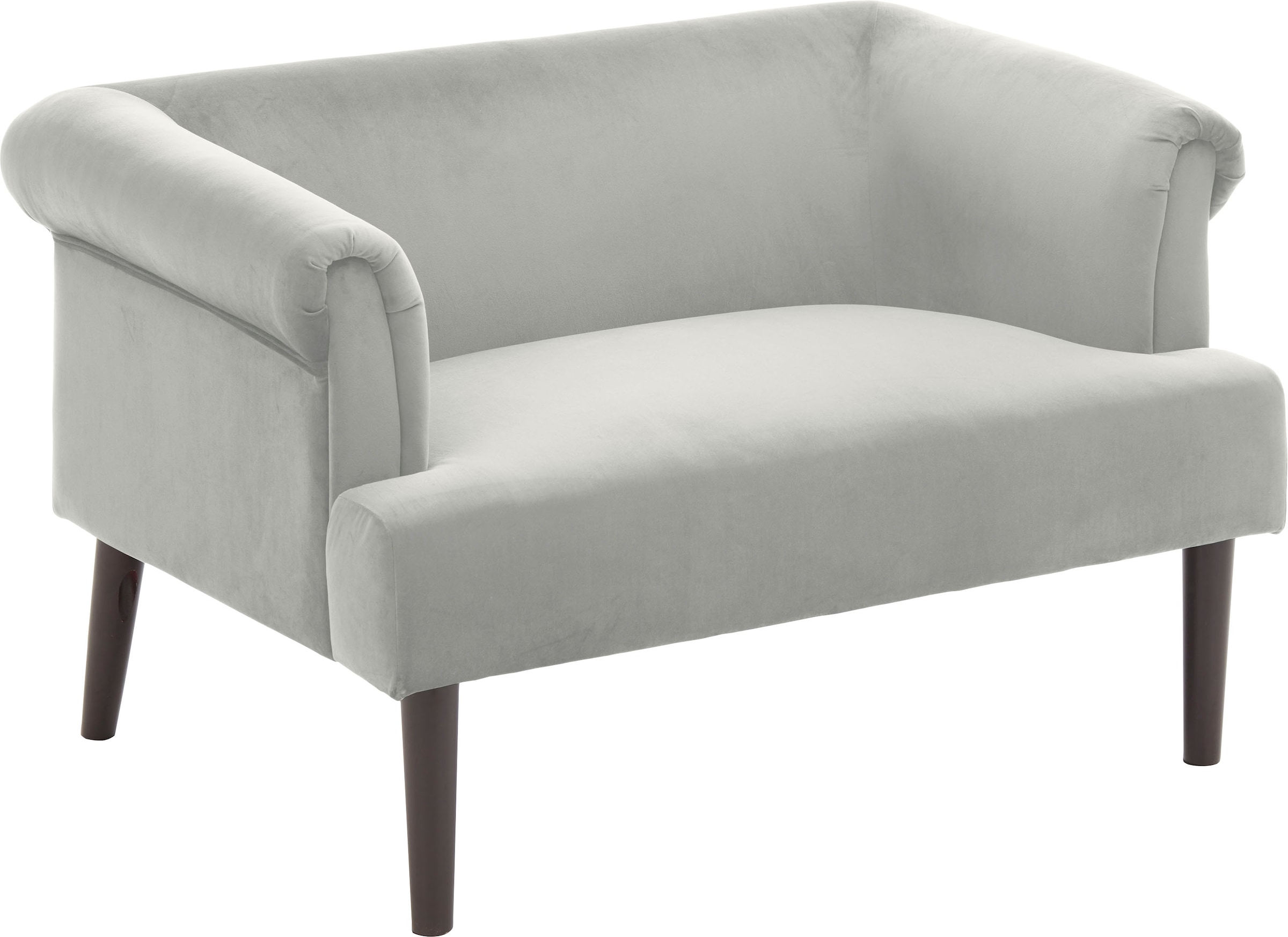 ATLANTIC home collection 1,5-Sitzer »Charlie«, XXL-Sessel mit Samtveloursbezug, mit Wellenunterfederung