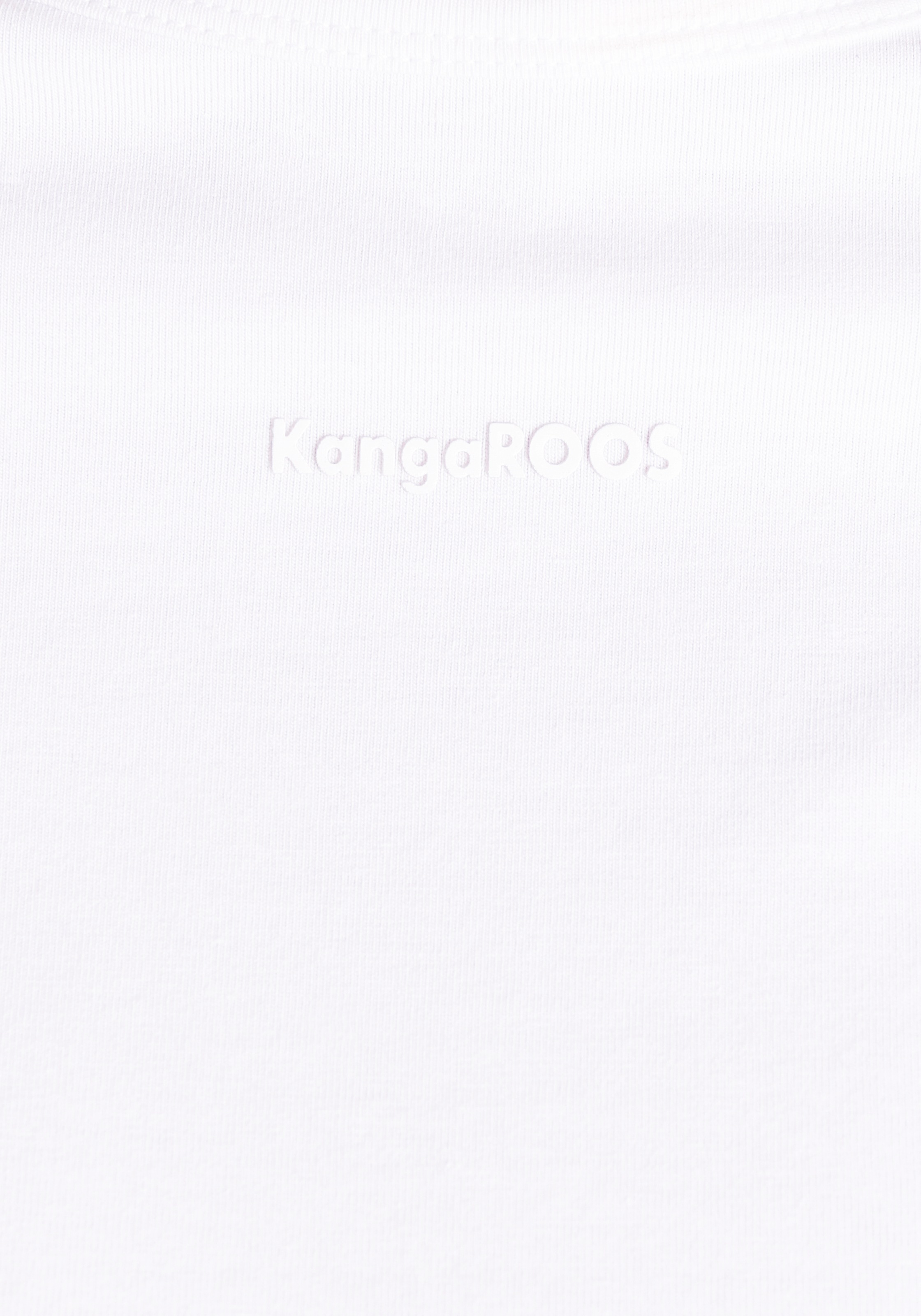 KangaROOS Langarmshirt, in cropped Länge