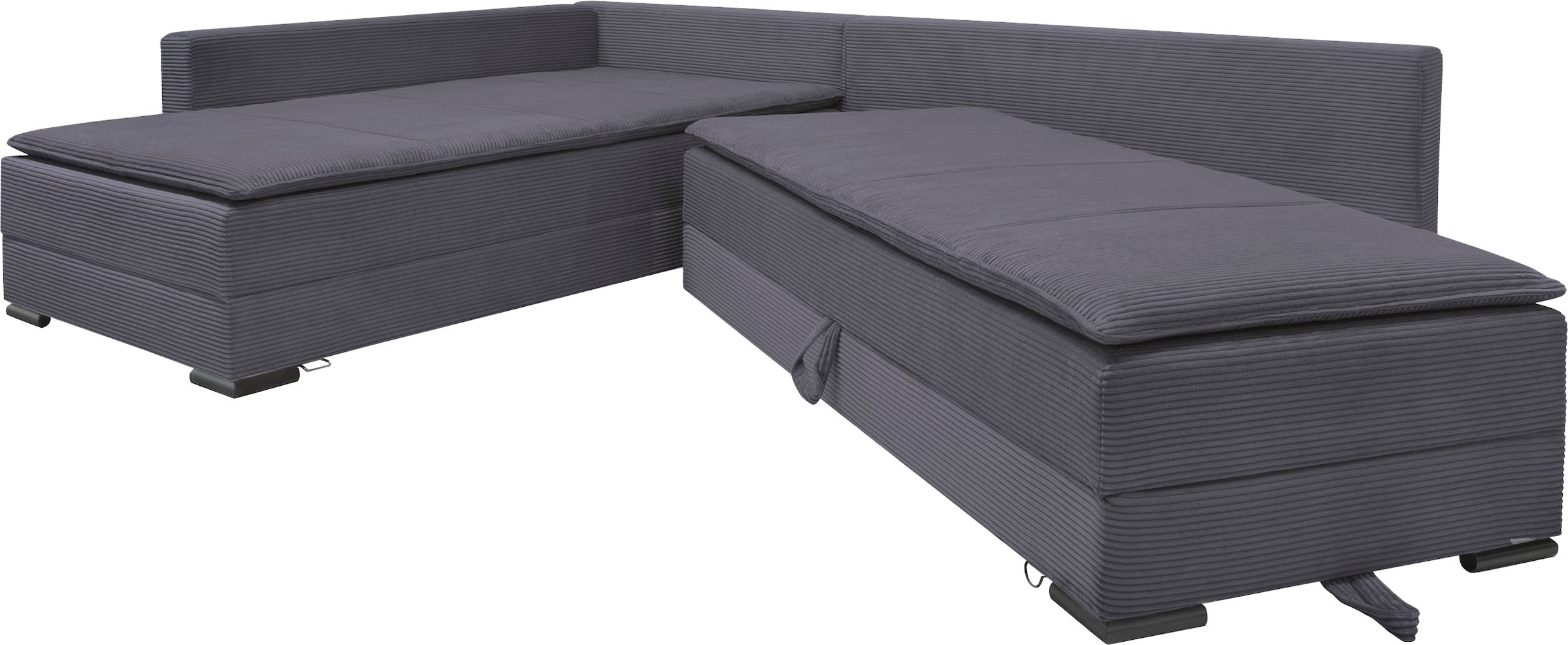 INOSIGN Ecksofa, inklusive Bettfunktion und Bettkasten