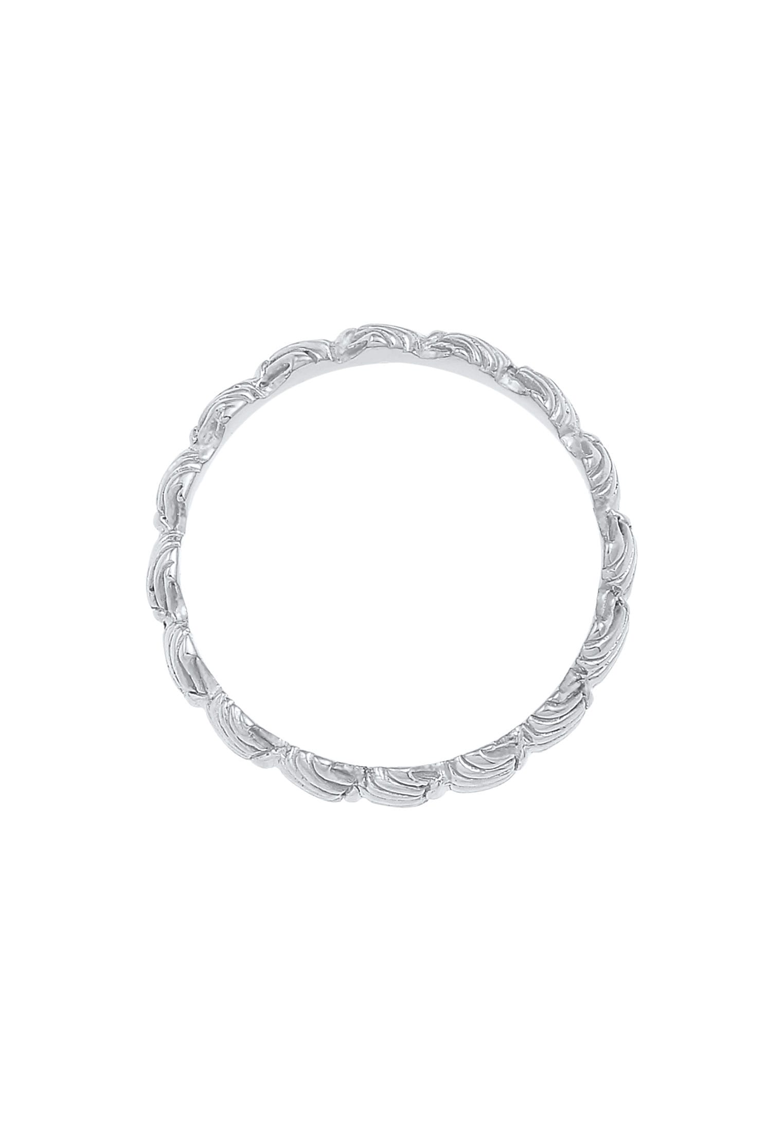 Elli Silberring »Ring Bandring Muscheln Maritim Beach Look 925 Silber«