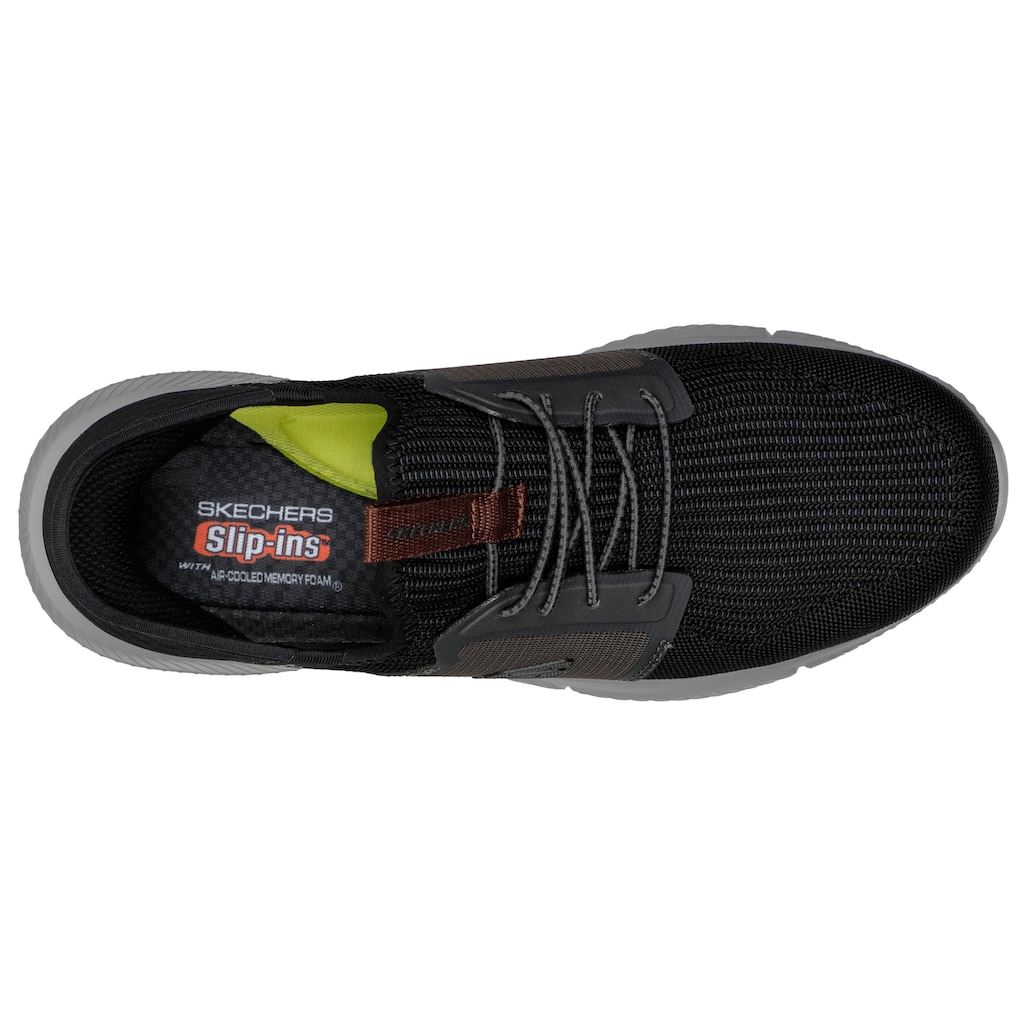Skechers Slip-On Sneaker »INGRAM-BRACKETT«, Slipper, Trainingsschuh, Freizeitschuh in veganer Verarbeitung