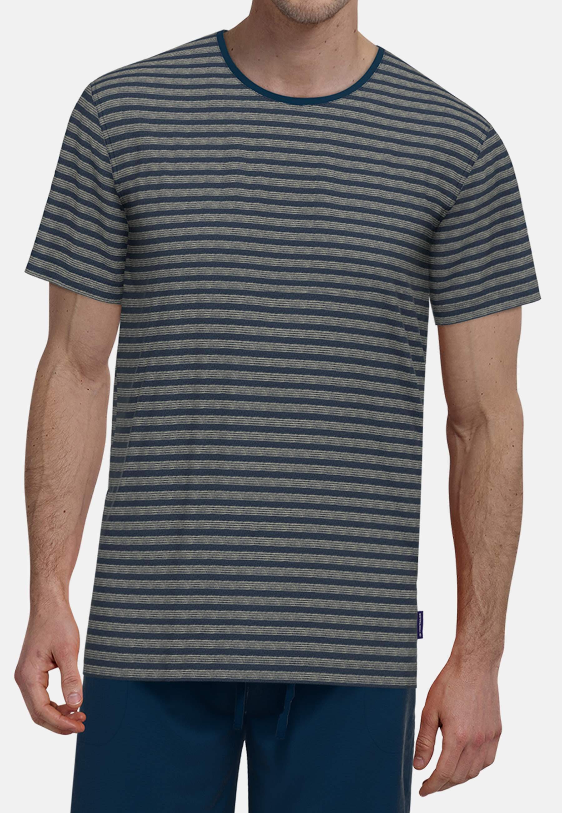 TOM TAILOR Shorty »Longford«, (2 tlg.), Gestreiftes Oberteil, Uni Hose