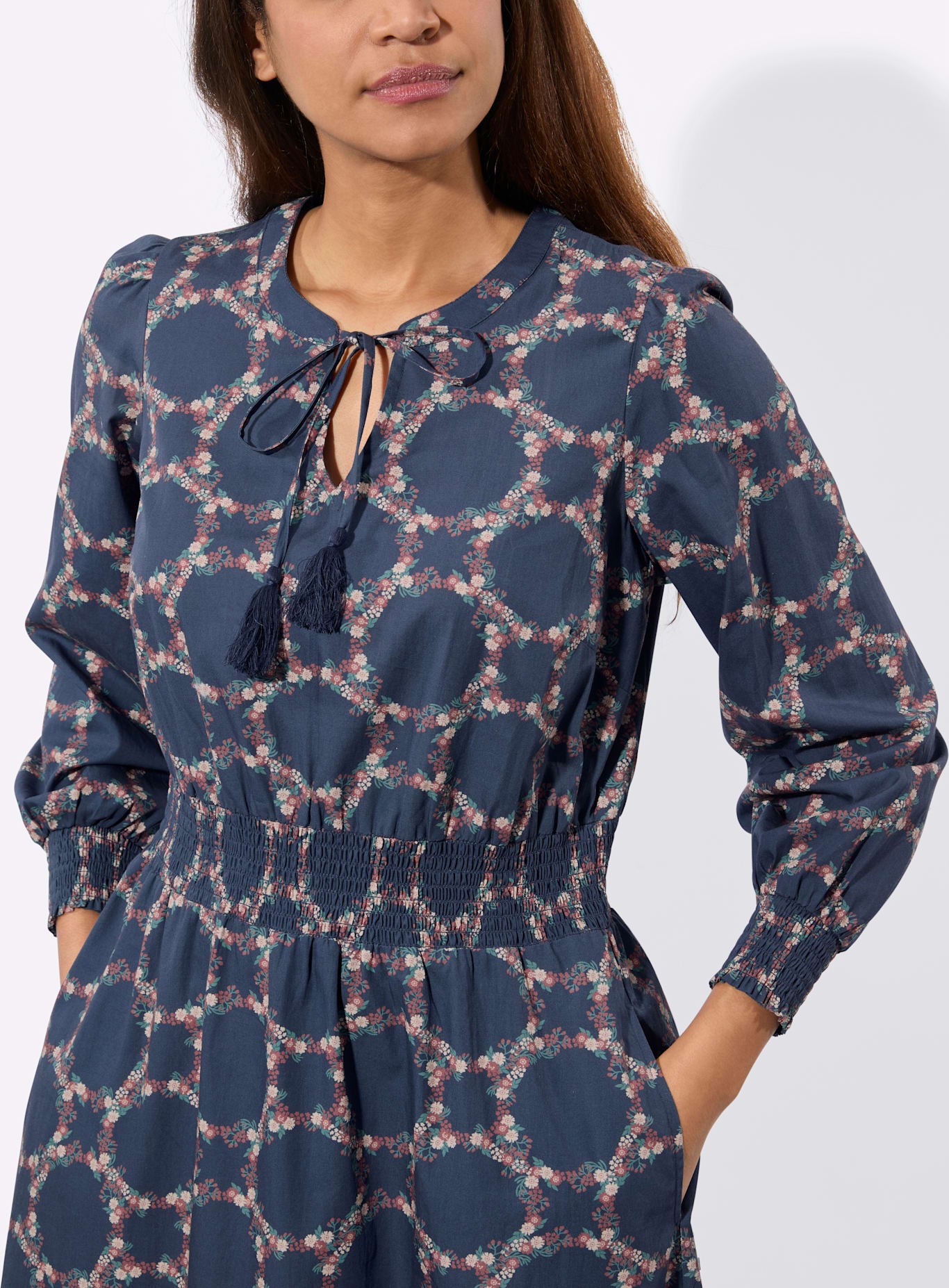 Inspirationen Maxikleid »Webkleid« Nahttasche