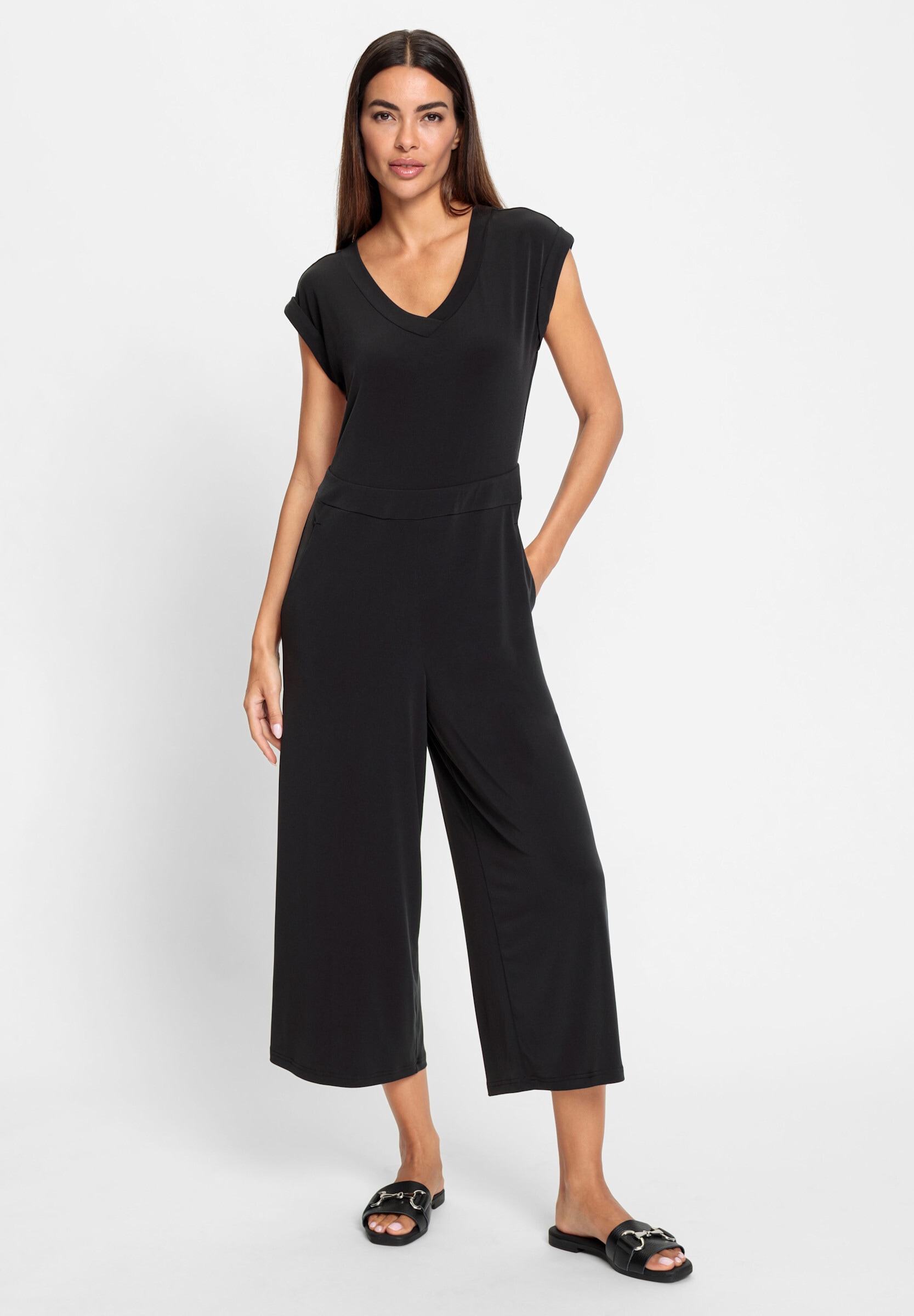 heine Jumpsuit »Jumpsuit Jumpsuit mit Taillennaht in Gürtel-Optik«