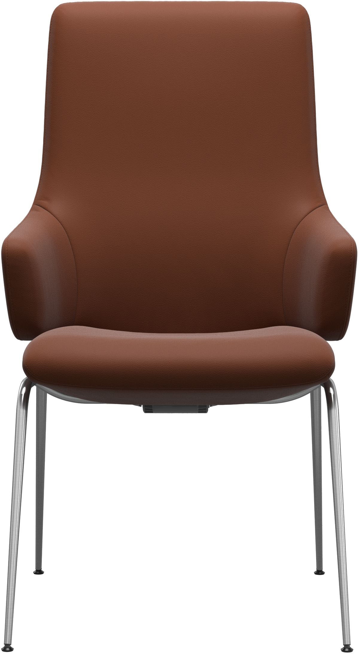 Stressless® Polsterstuhl »Laurel«, Leder PALOMA, High Back mit Armlehne, Größe L, mit Beinen aus Stahl in Schwarz matt