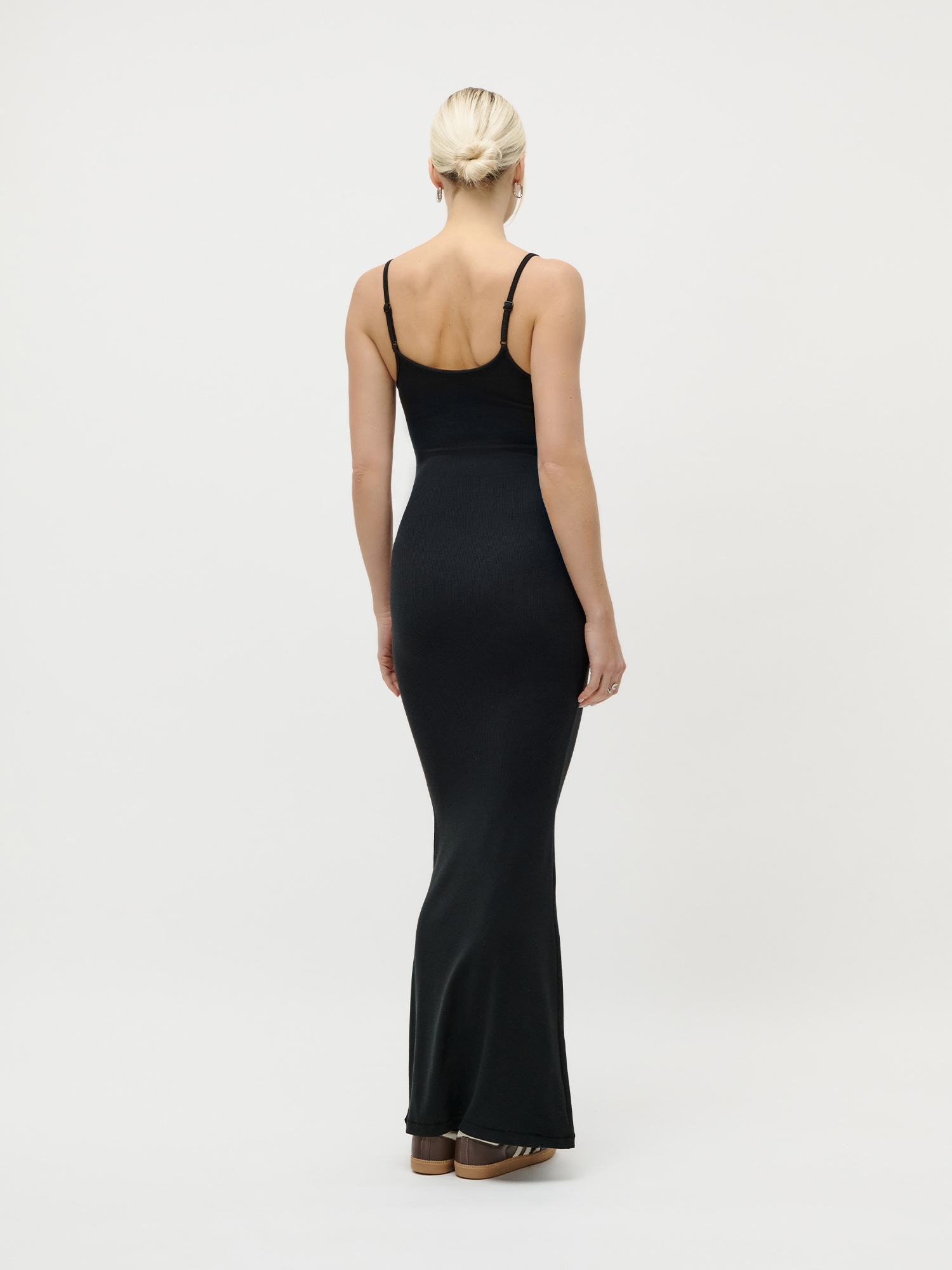 LeGer Maxikleid »Corin, LeGer by Lena Gercke« gerippter Materialmix, figurbetont