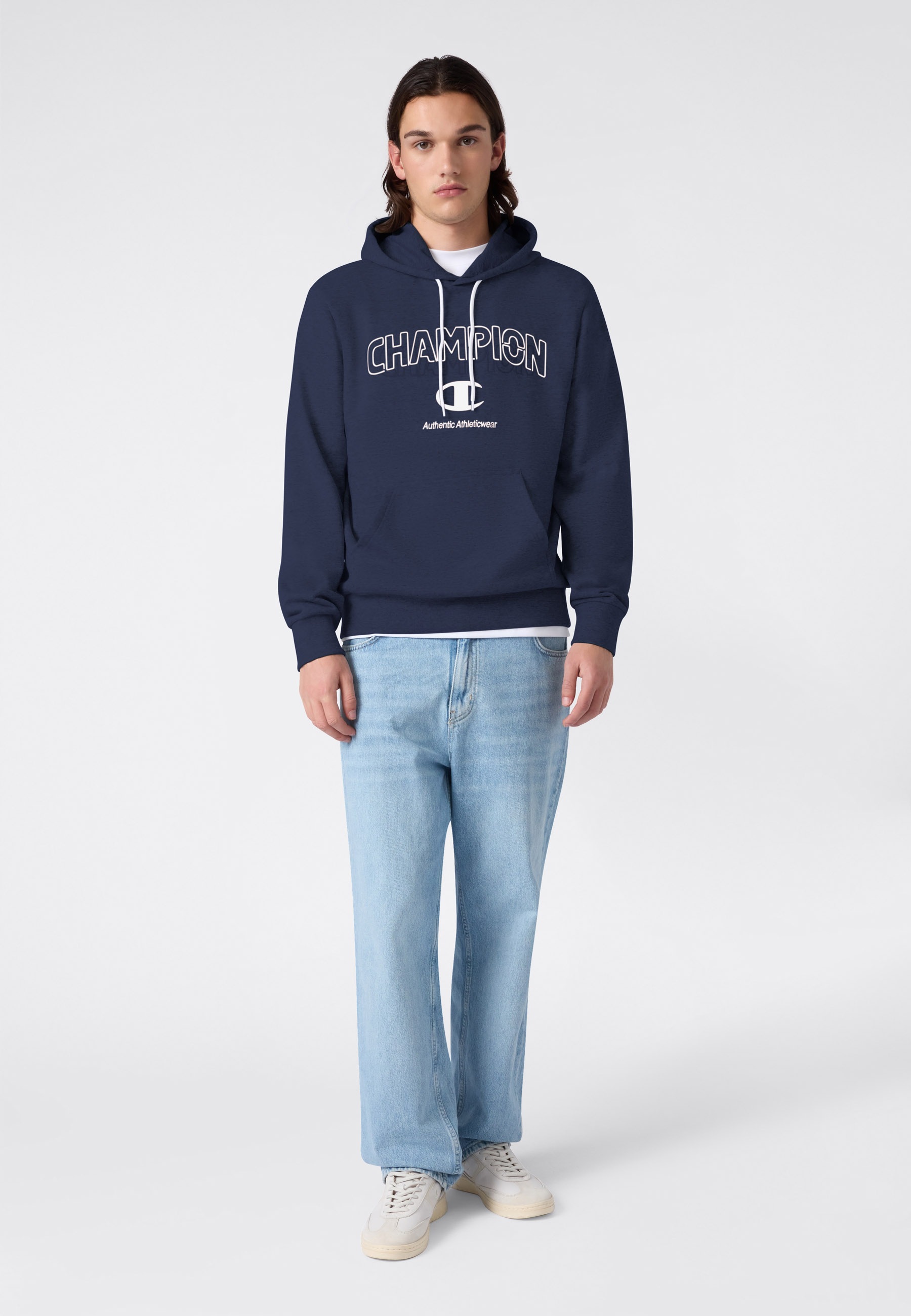 Champion Kapuzensweatshirt »Graphic Terry Hoodie«, sportlicher Stil, für Erwachsene, Rundhalsausschnitt
