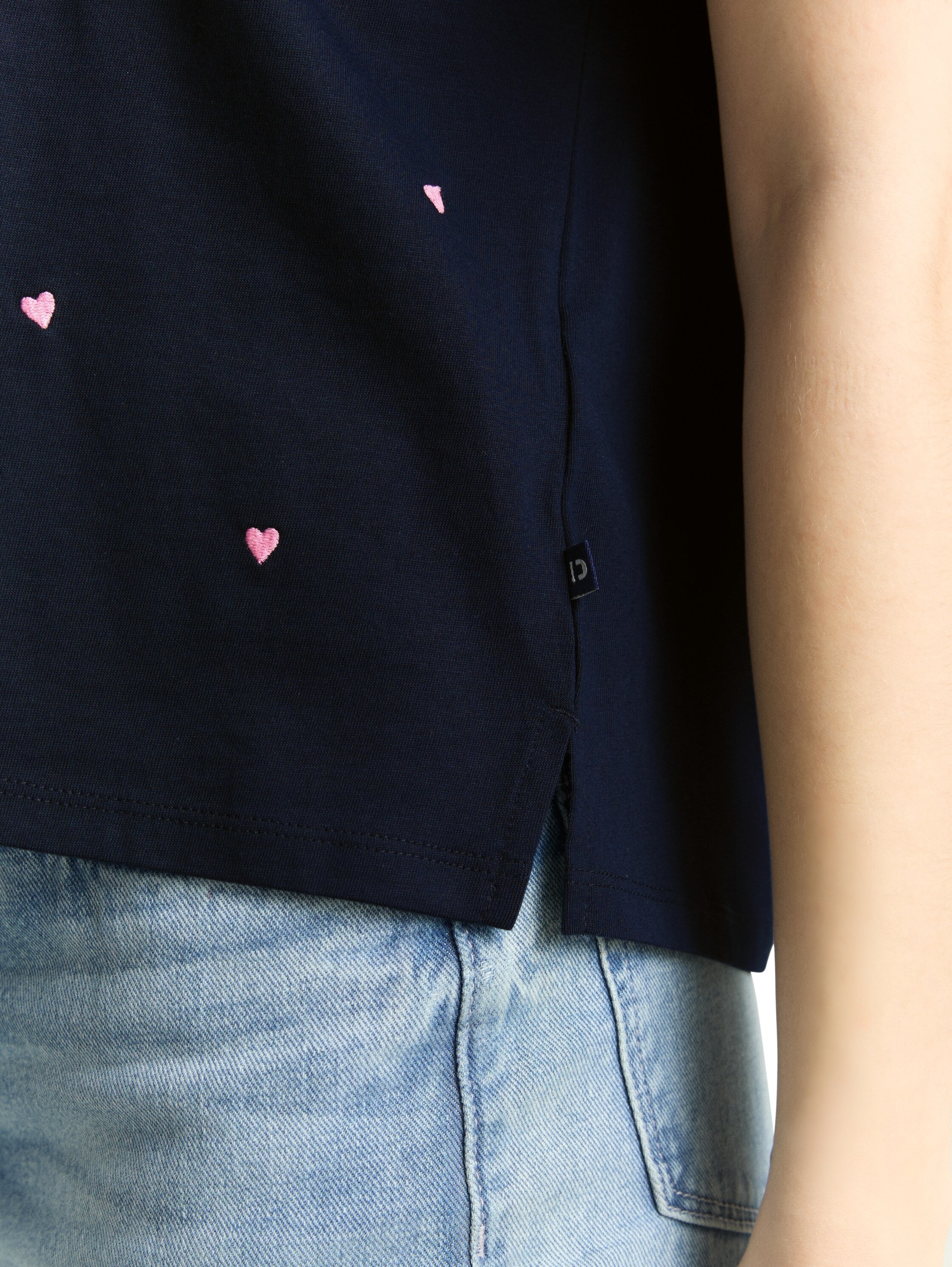 TOM TAILOR Denim T-Shirt mit All-Over Print