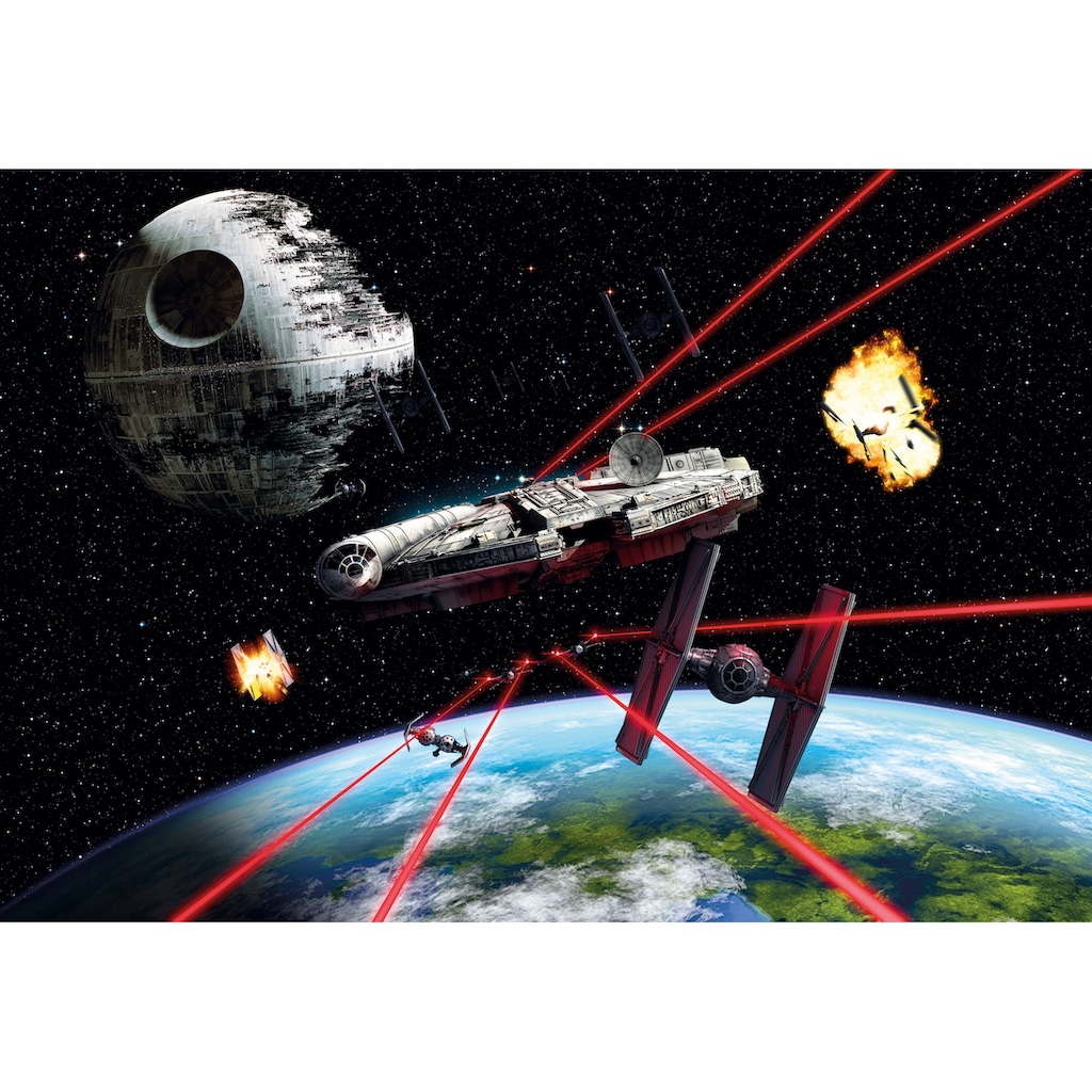 Komar Fototapete »Star Wars Millennium Falcon«