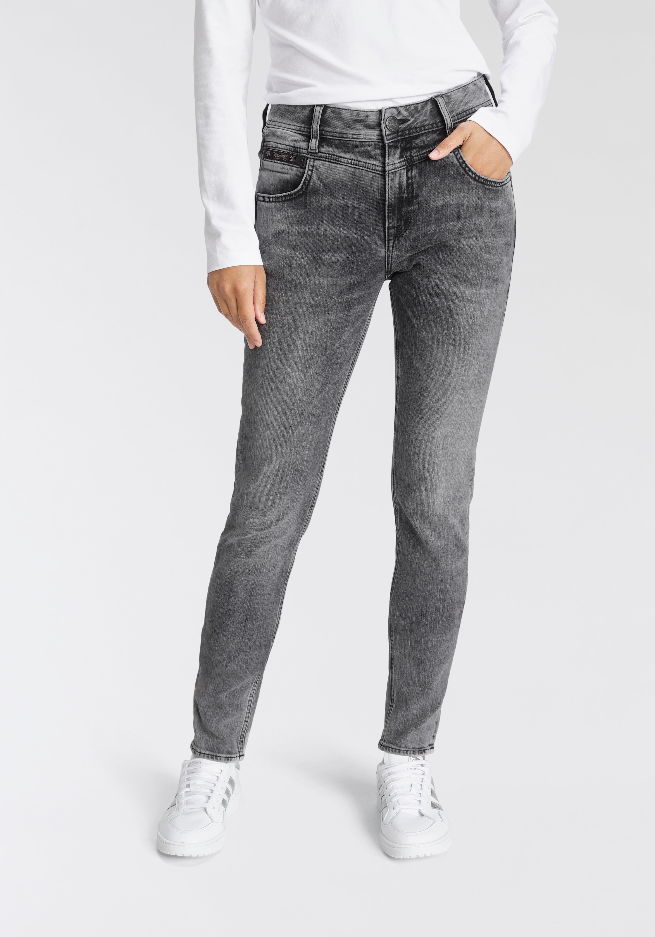 Herrlicher Slim-fit-Jeans »PEPPY SLIM POWERSTRETCH«, Normal Waist