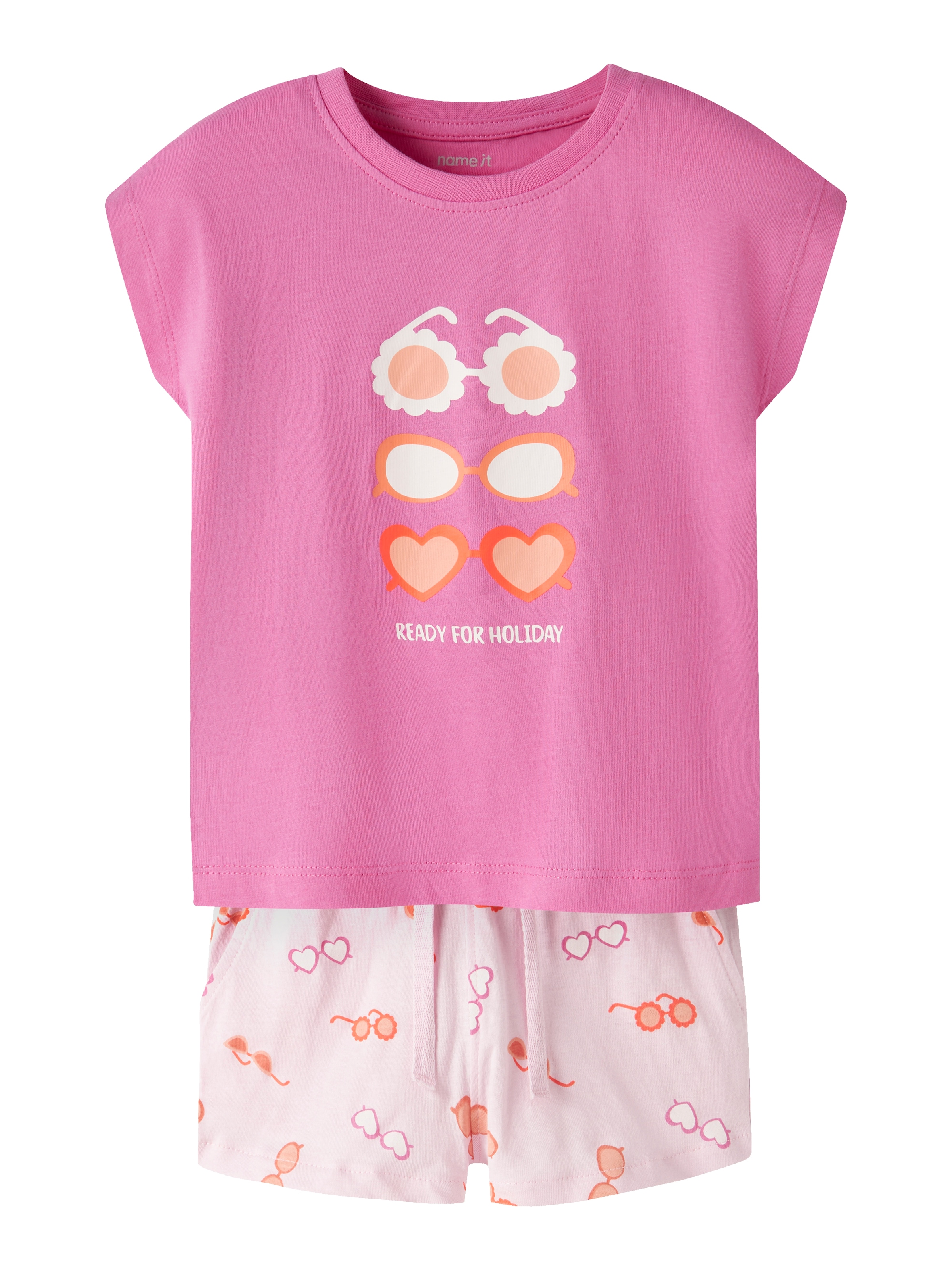 Name It Shorty »NMFVIGEA CAPSL TOP SET« Set, 2 bestehend aus Shirt und Shorts