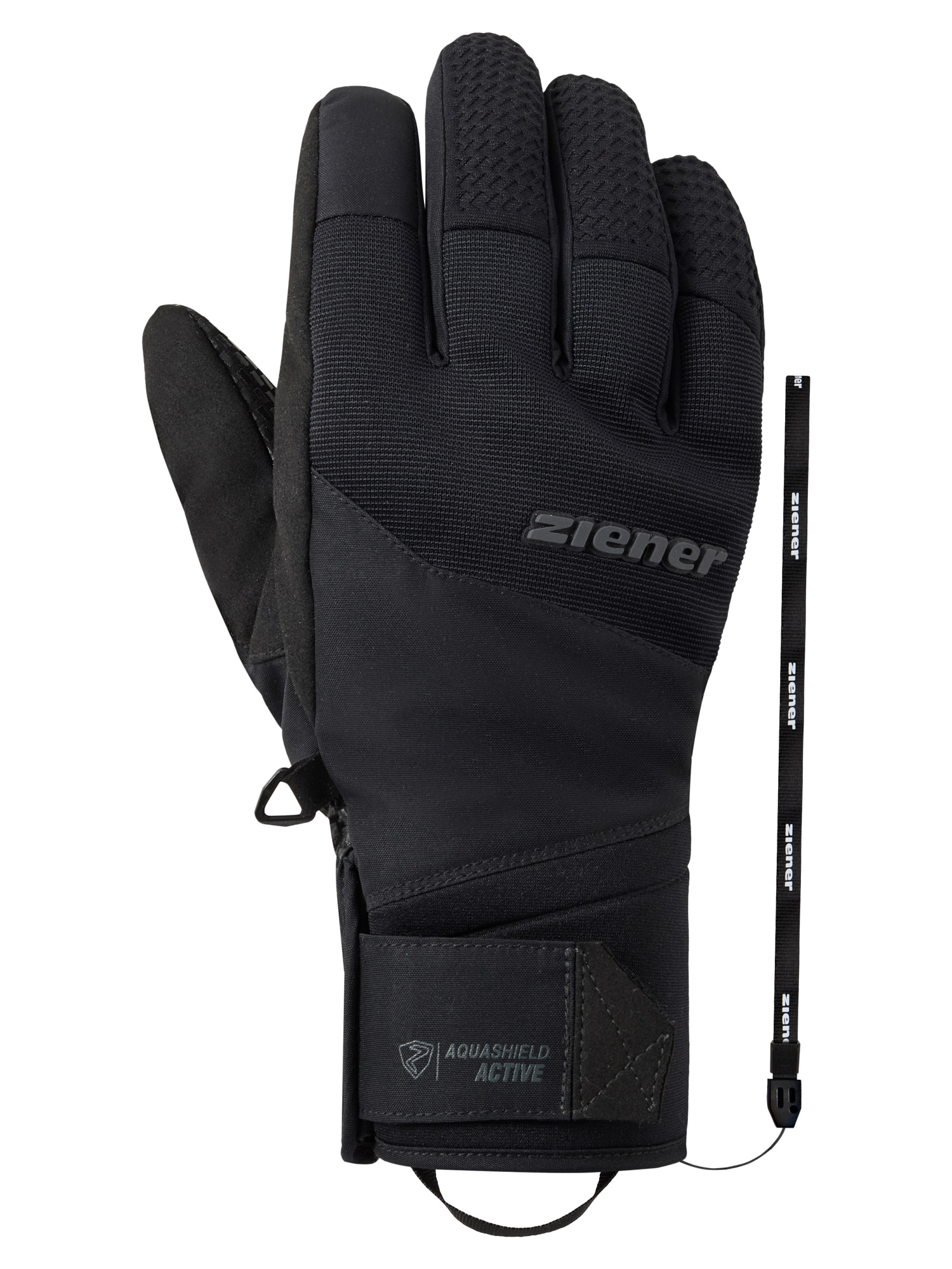 Ziener Skihandschuhe »GASTIUS-Z AQUASHIELD® lavalan®« wasserdicht, winddicht, atmungsaktiv, Wollwattierung