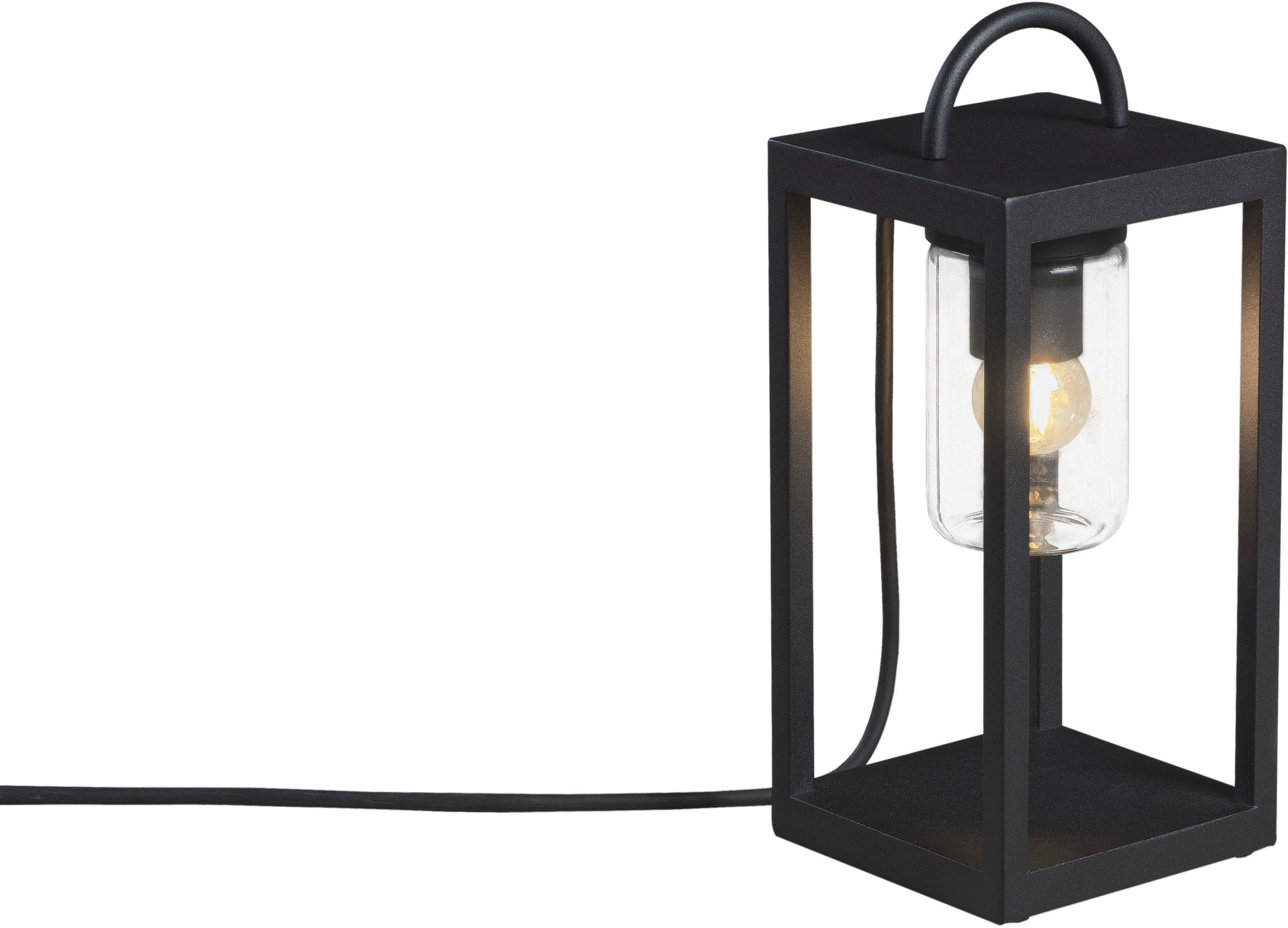 Konstsmide Stehlampe »Bologna« E27 1 Stk. Bologna Bodenleuchte E27 230V schwarz in schwarz, Größe Höhe: 45,5 cm