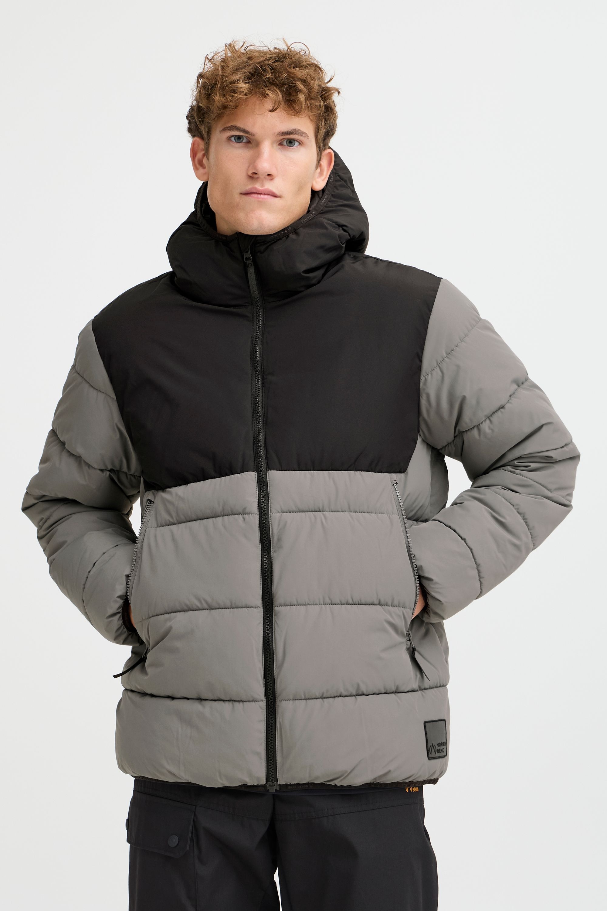 North Bend Steppjacke »Steppjacke NBSareno M«, mit Kapuze
