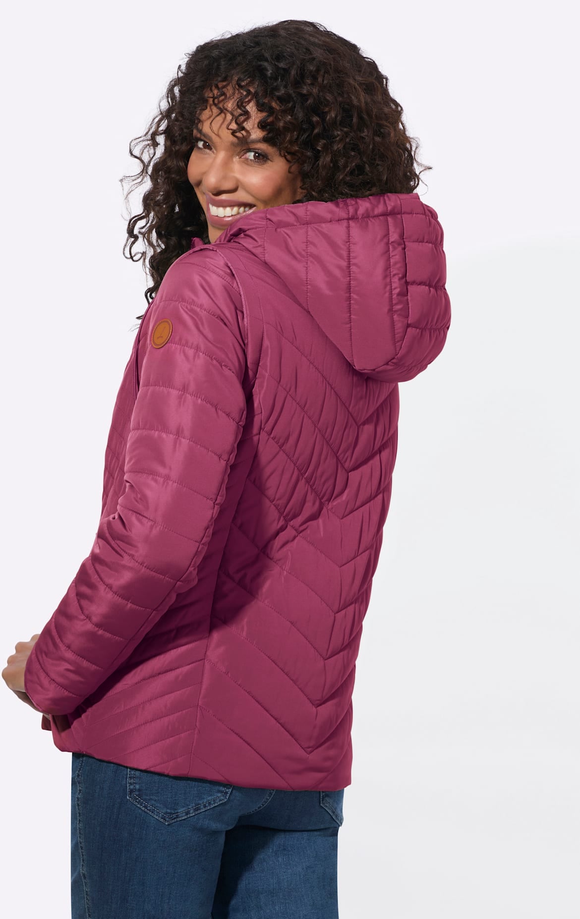 Casual Looks Doppeljacke mit Kapuze