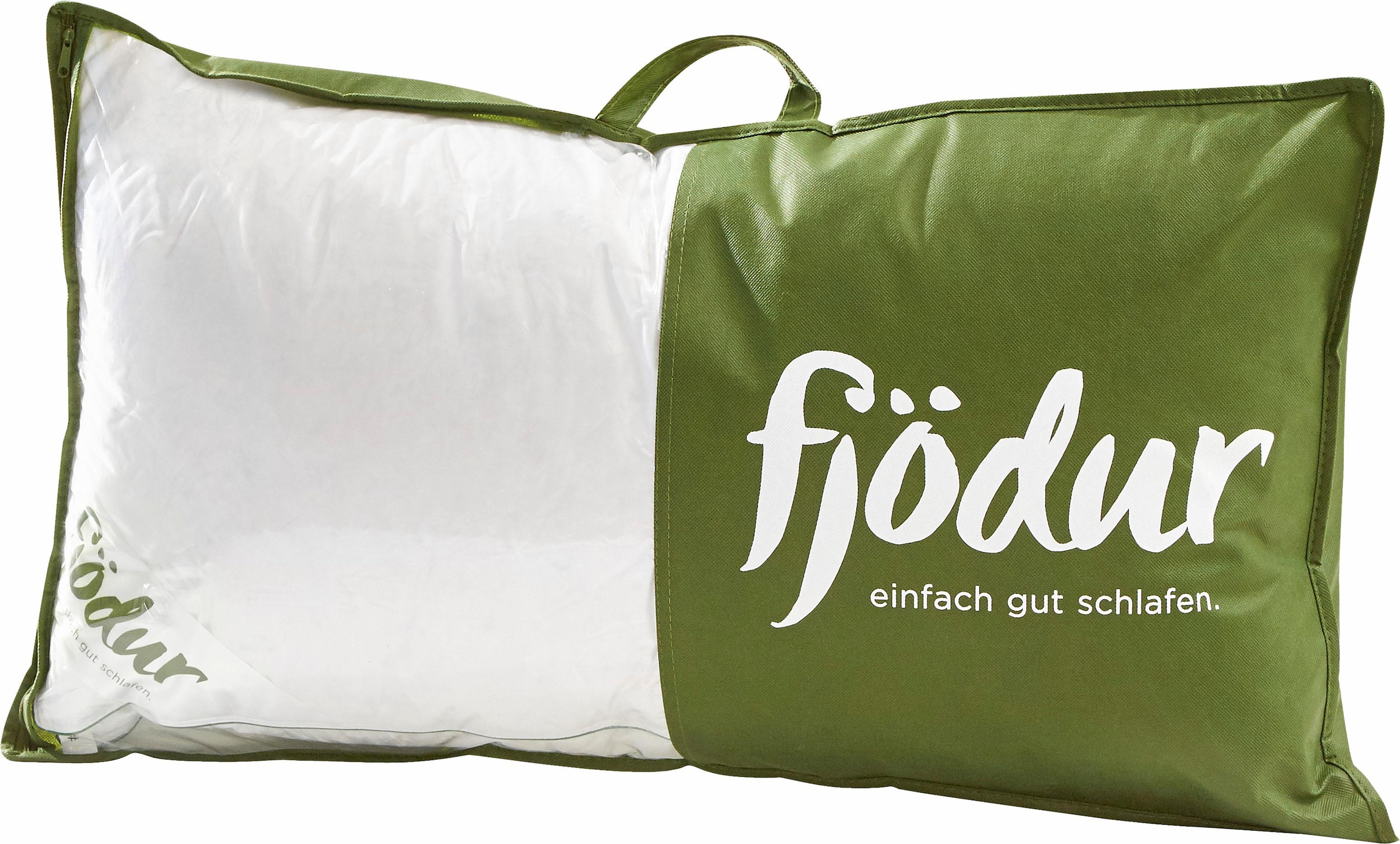 fjödur 3-Kammer-Kopfkissen »Fee, in 40x80 & 80x 80 cm erhältlich« Füllung: Außenkammer mit 90% Daunen, 10% Federn 1 Stk. tlg. Kissen stützend und kuschelig