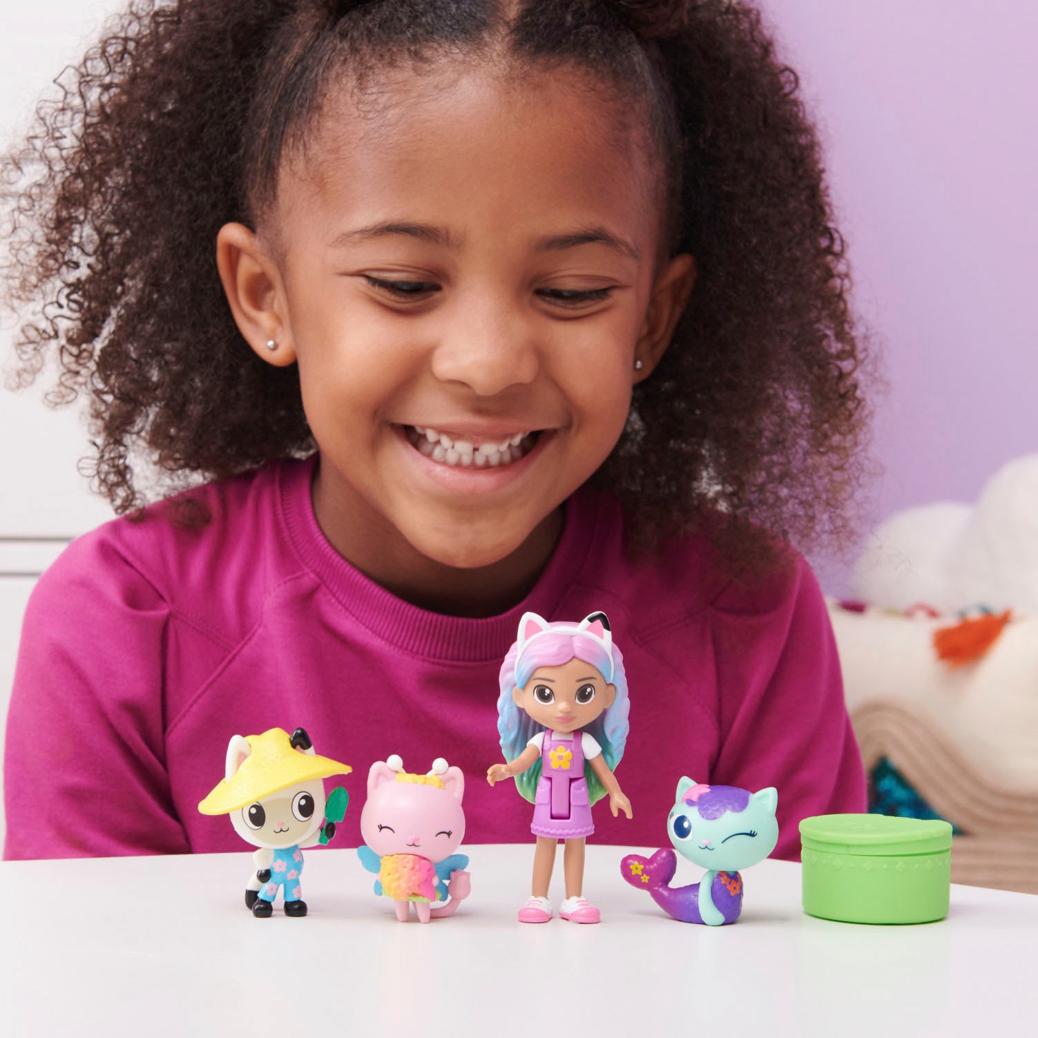 Spin Master Spielfigur »Gabby‘s Dollhouse, Regenbogen Figuren im Set«, (Set)