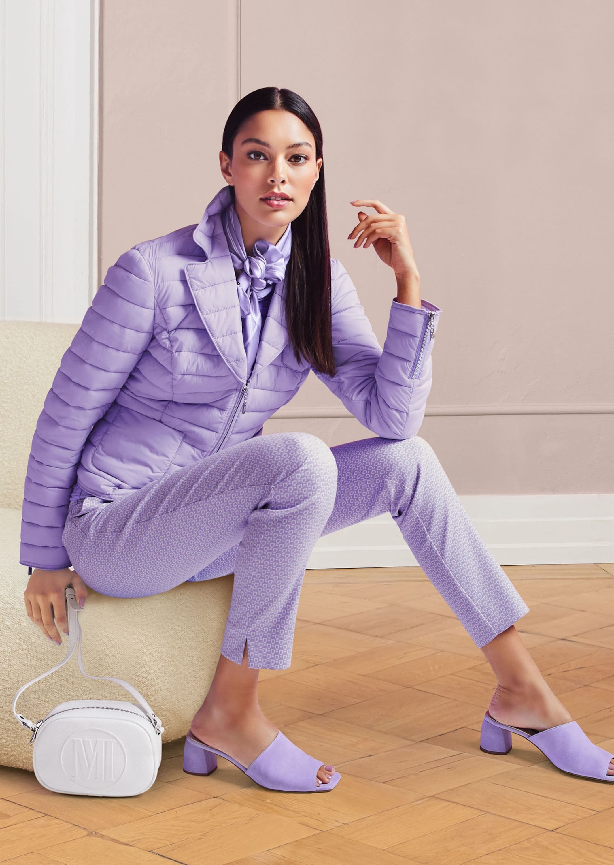 MADELEINE Stoffhose »Hose Jacquard-Hose mit Unikat-Dessin«