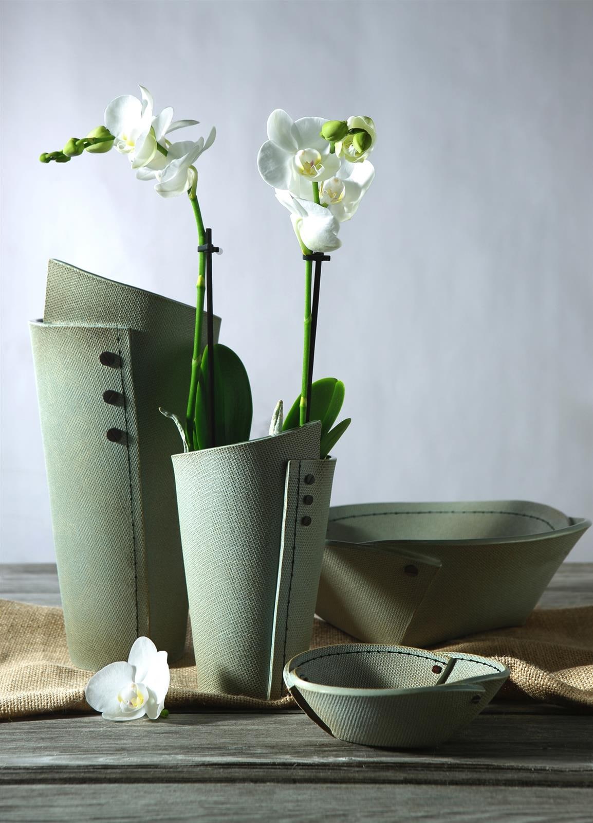 Goebel Dekovase »Vasen Sirikit 19 cm / 31 cm / 45 cm 3er Set grün« Handwäsche wird empfohlen