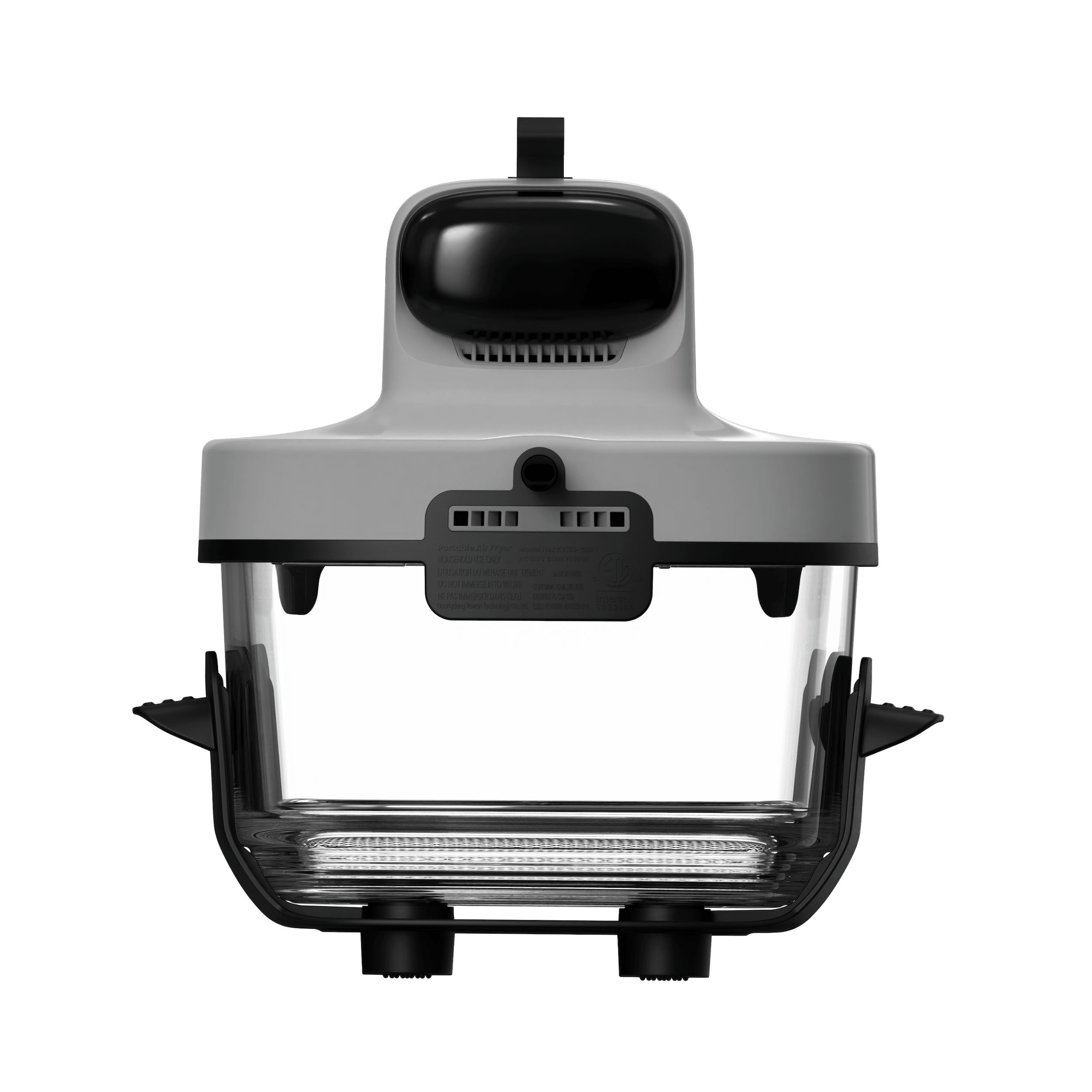 Dreame Heißluftfritteuse »Tasti PT60« 1500 W 2 Glasbehälter, 1500 Watt, Fritierplatte