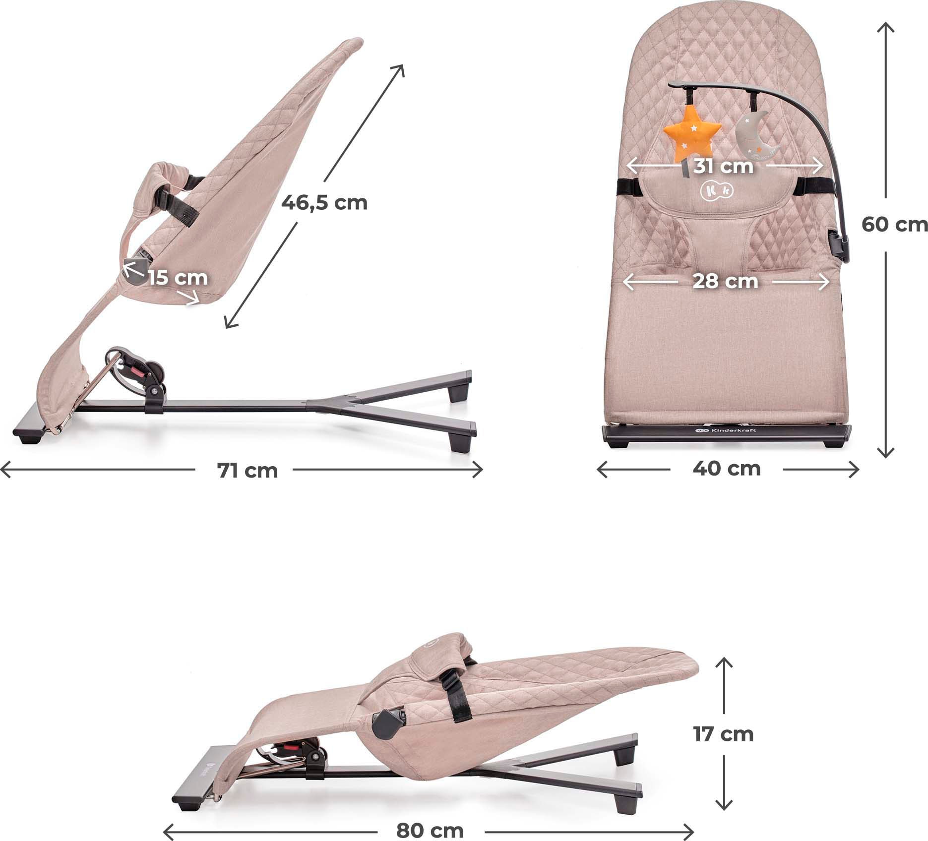 Kinderkraft Babywippe »MIMI«, bis 9 kg
