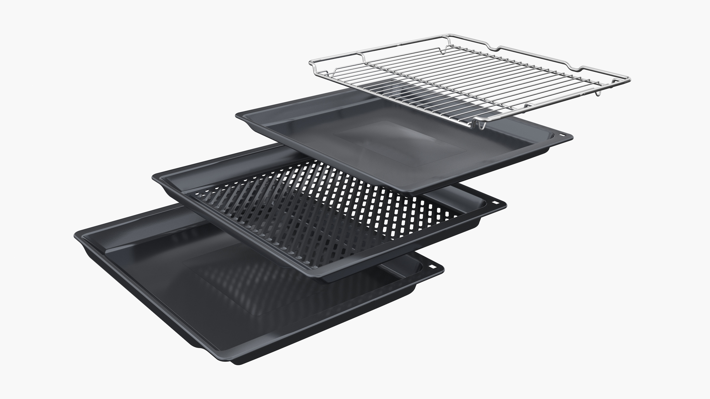 SIEMENS Einbaubackofen iQ300 »HR532GBS3«, mit Teleskopauszug nachrüstbar, AirFry-Funktion