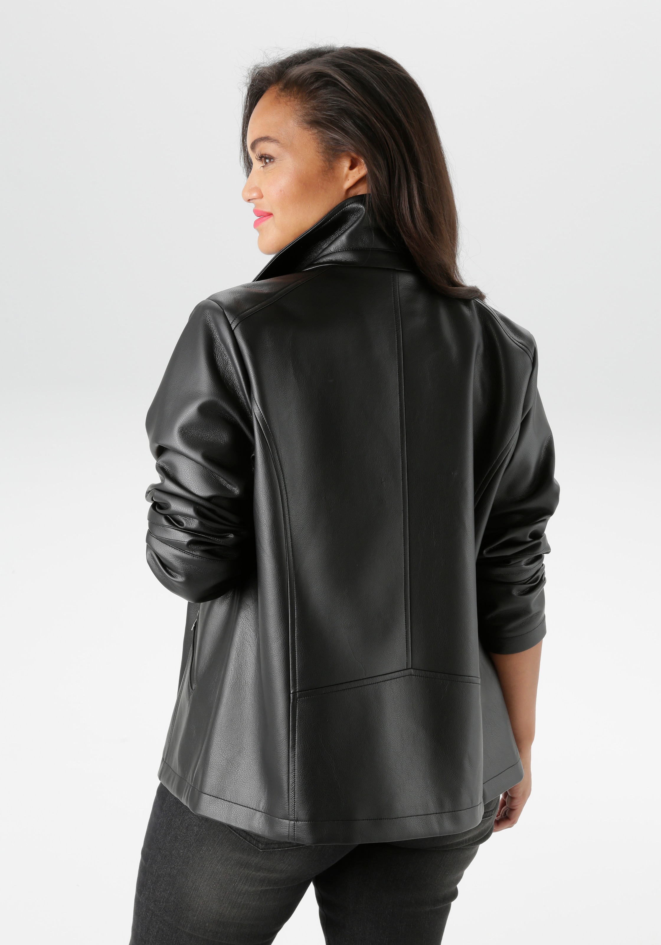 Aniston PLUS Bikerjacke, im Biker-Look - NEUE KOLLEKTION