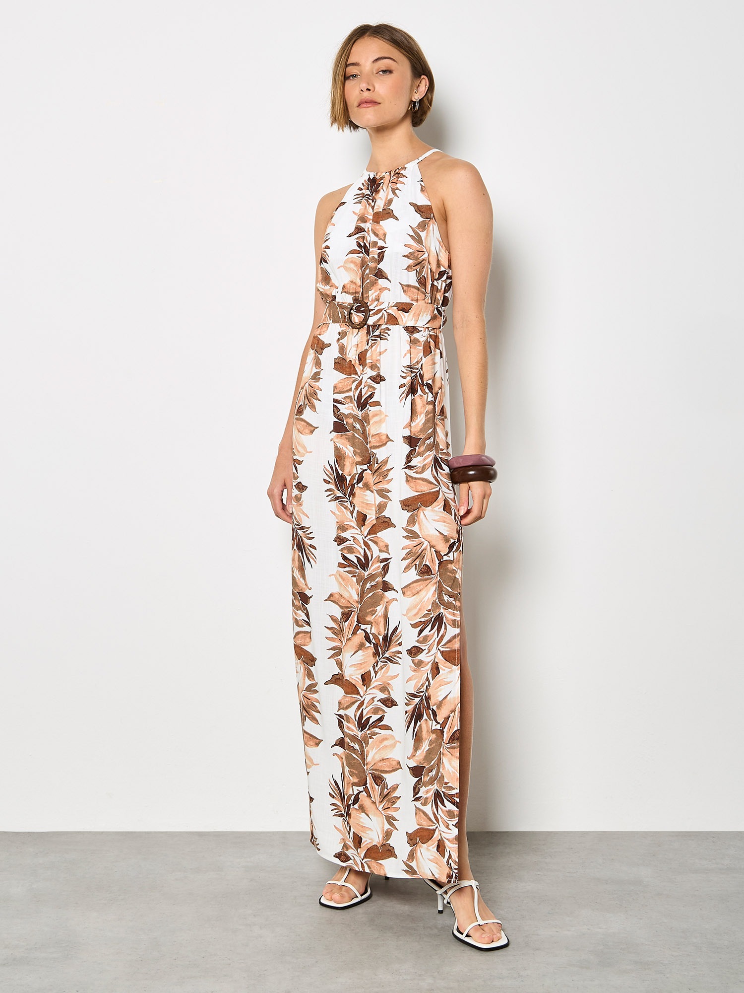 Apricot Maxikleid »Maxikleid« mit Gürtel,  mit Gürtel