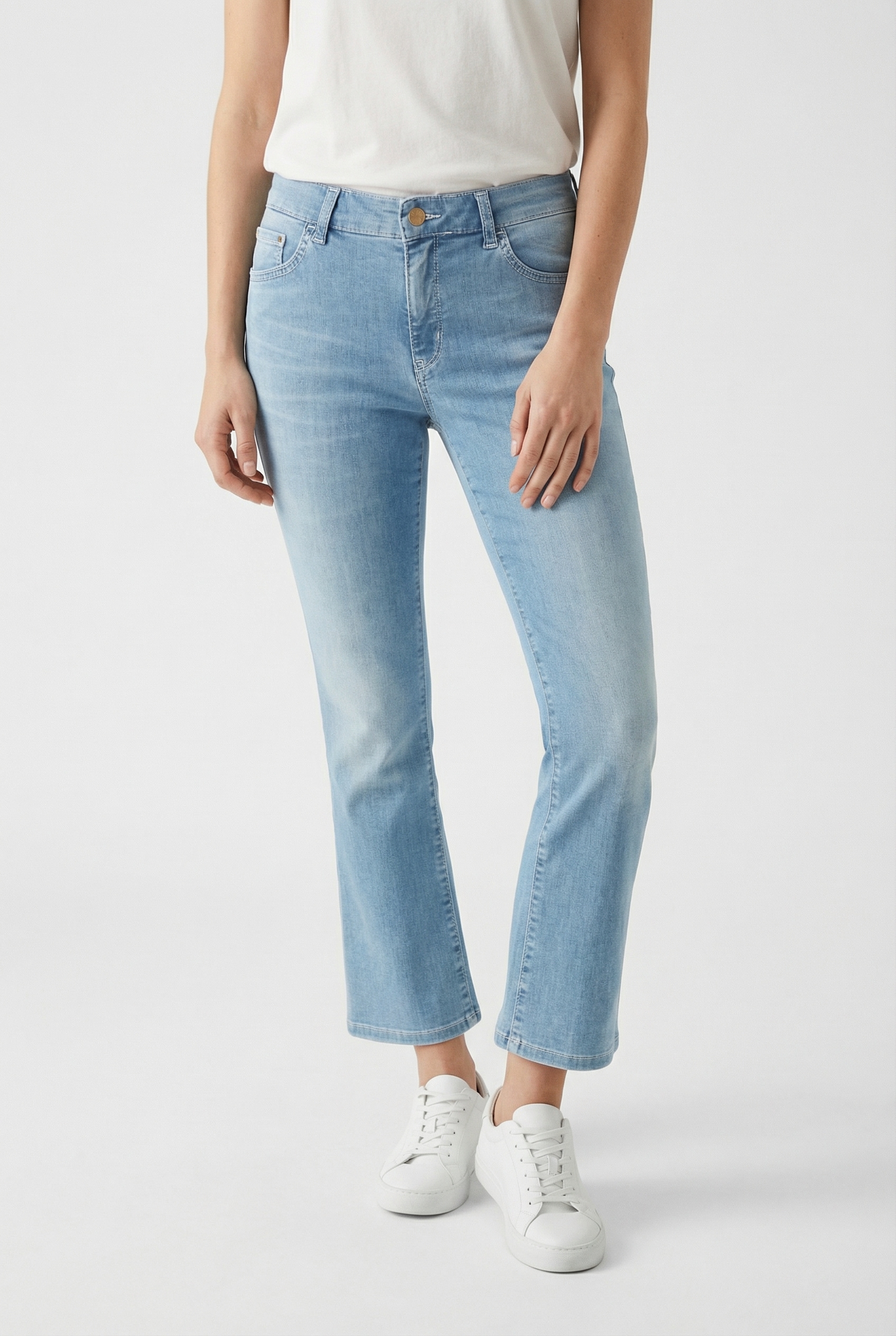 MAC 3/4-Jeans »Dream Kick« Saum modisch verkürzt und leicht ausgestellt