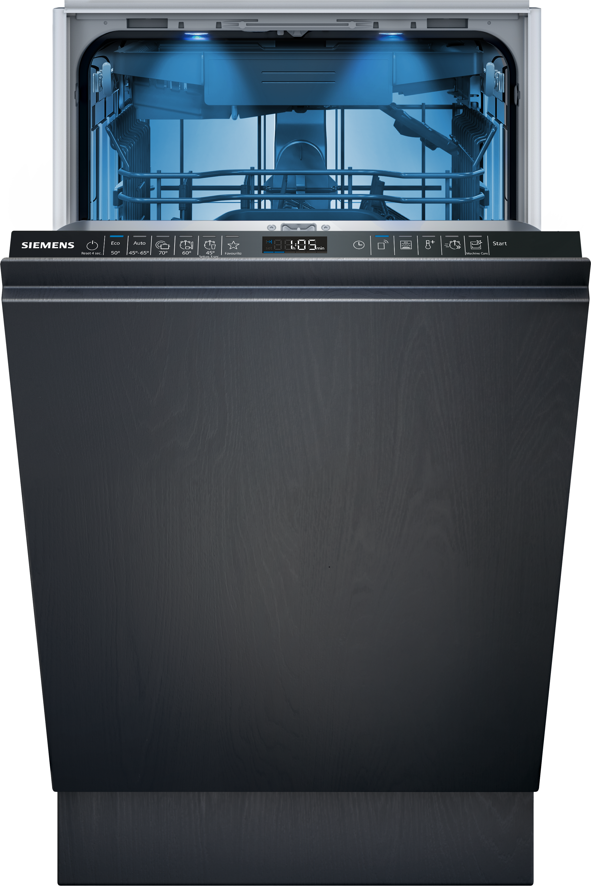 SIEMENS vollintegrierbarer Geschirrspüler iQ500 »SR65EX09ME« 10 tlg. Maßgedecke
