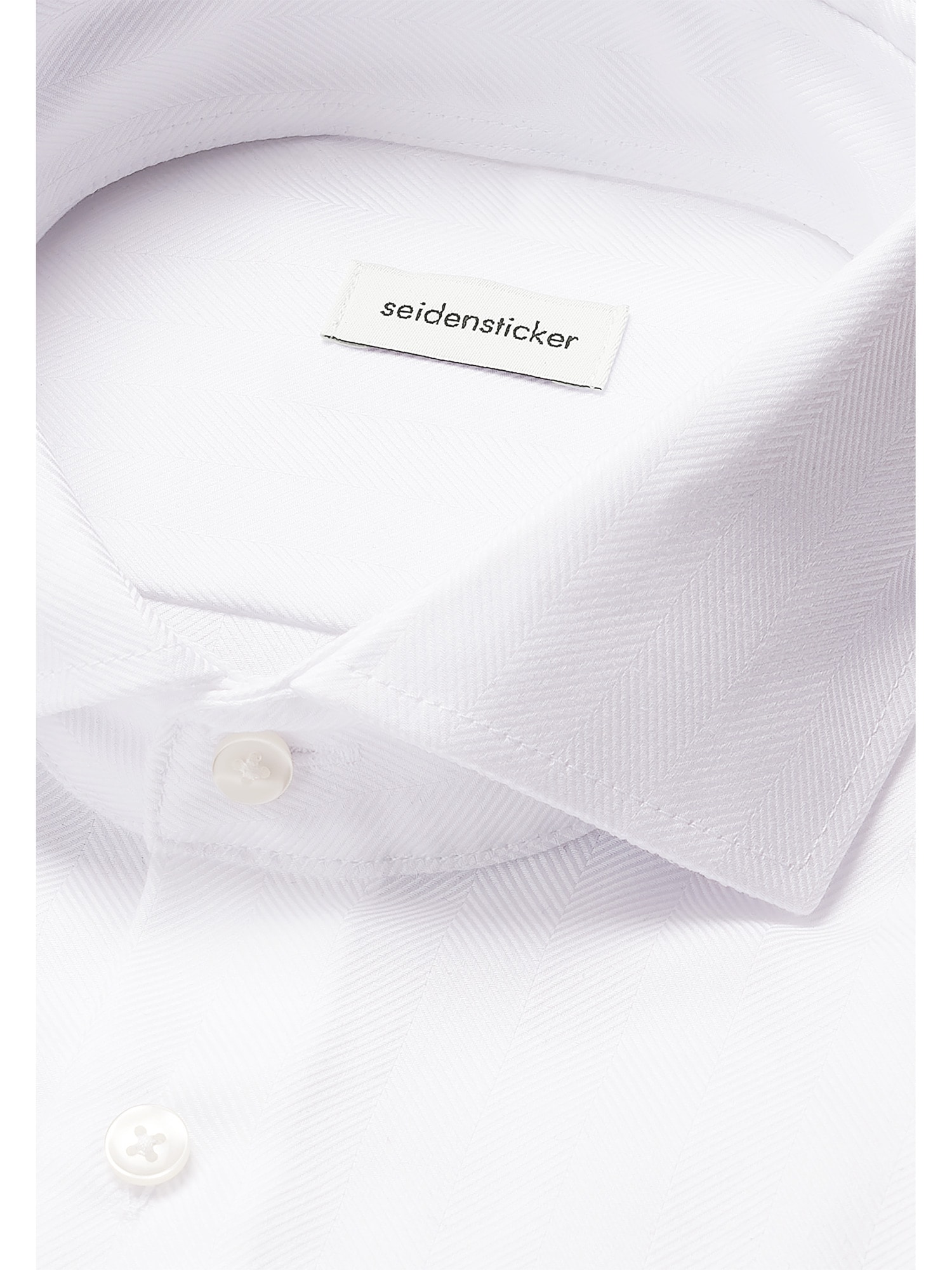 seidensticker Businesshemd »Schwarze Rose«, Regular 1/1 Kentkragen Fischgrat