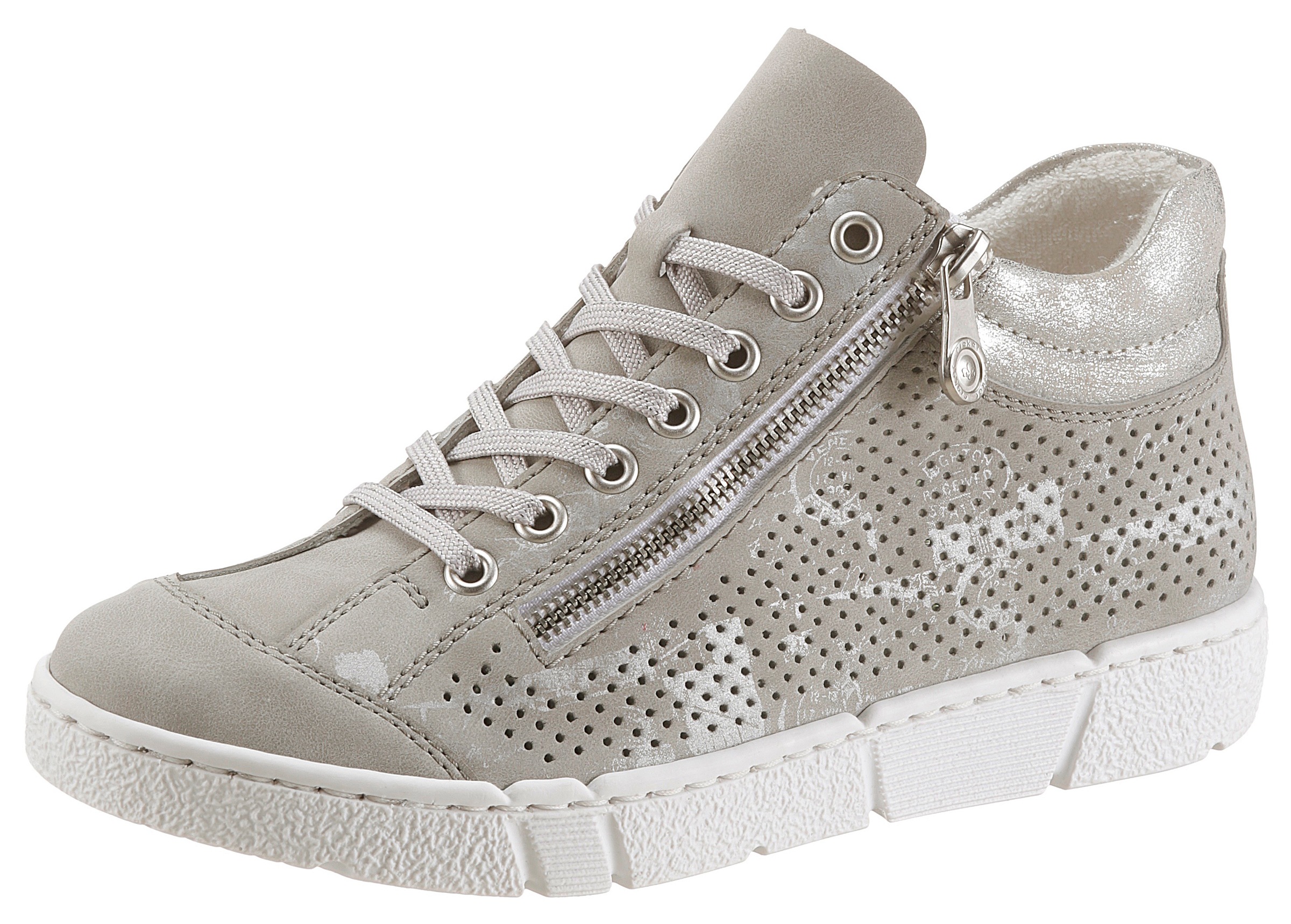 Rieker Sneaker, mit Metallic-Effekt