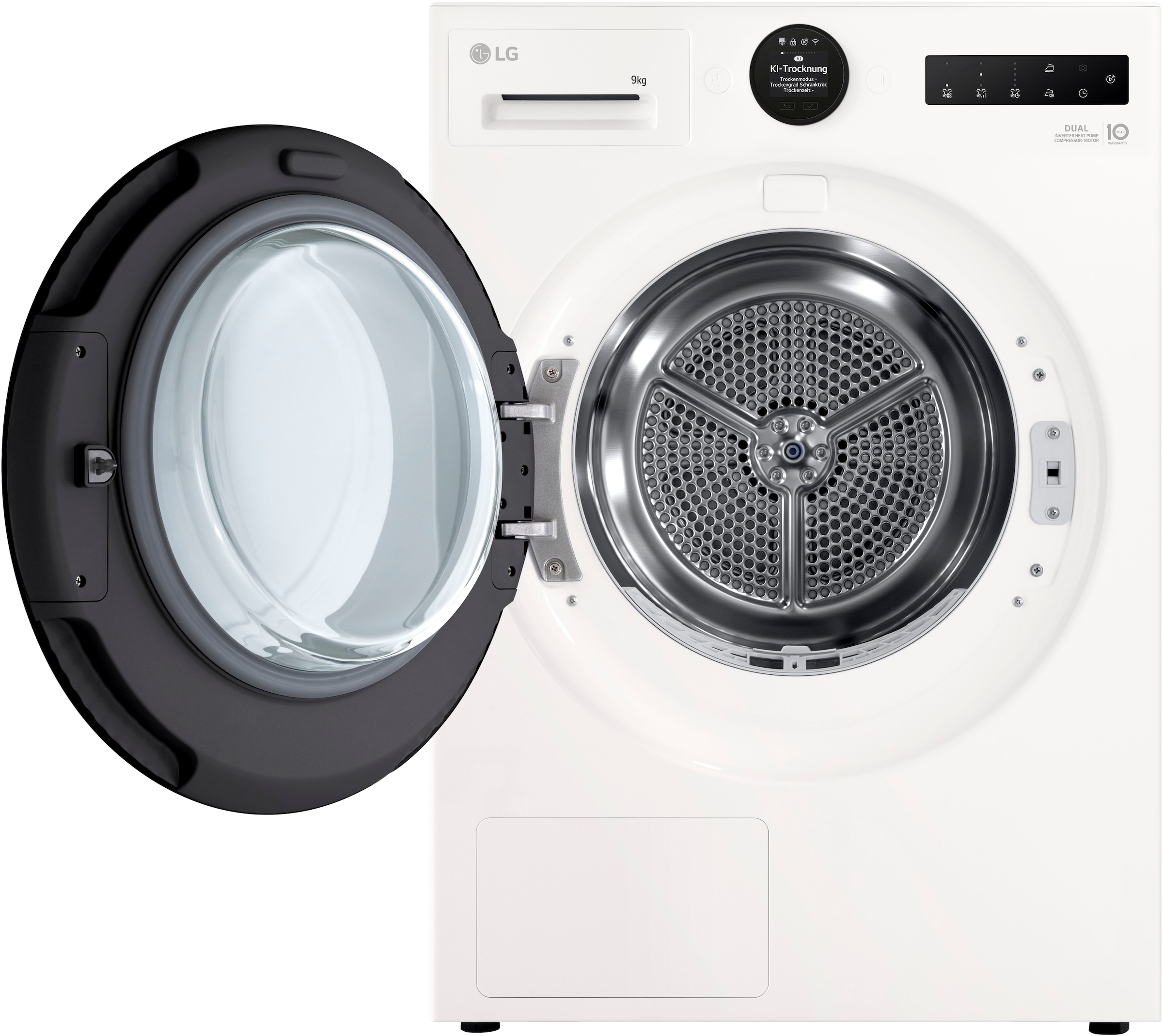 LG Wärmepumpentrockner »RT90X8C«, 9 kg, Allergy Care