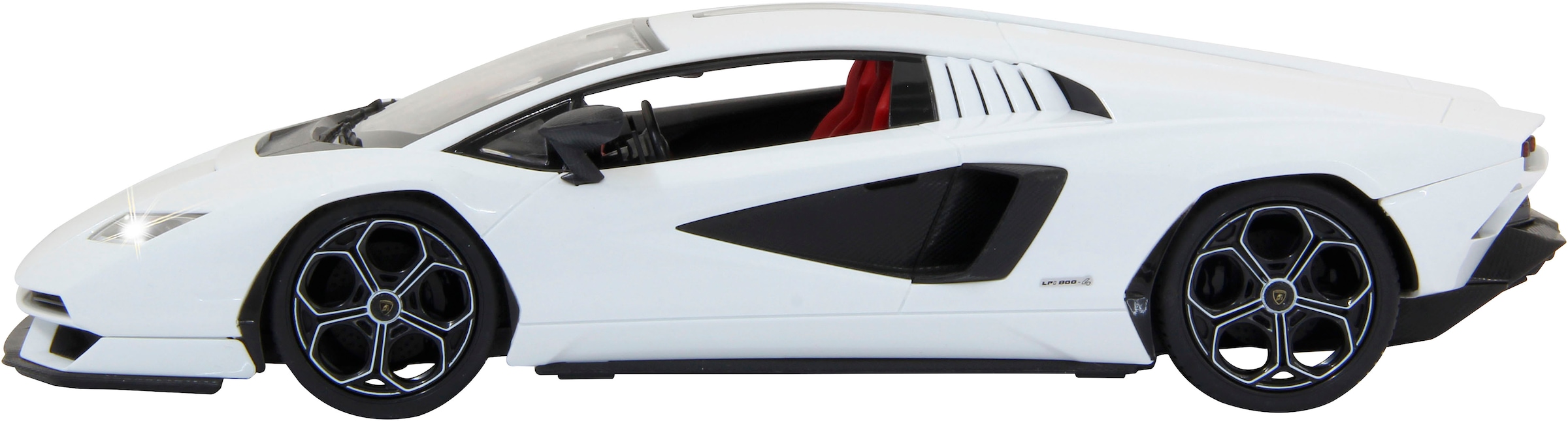Jamara RC-Auto »Lamborghini Countach LPI 800- 4 weiß 2,4GHz«, mit LED Beleuchtung