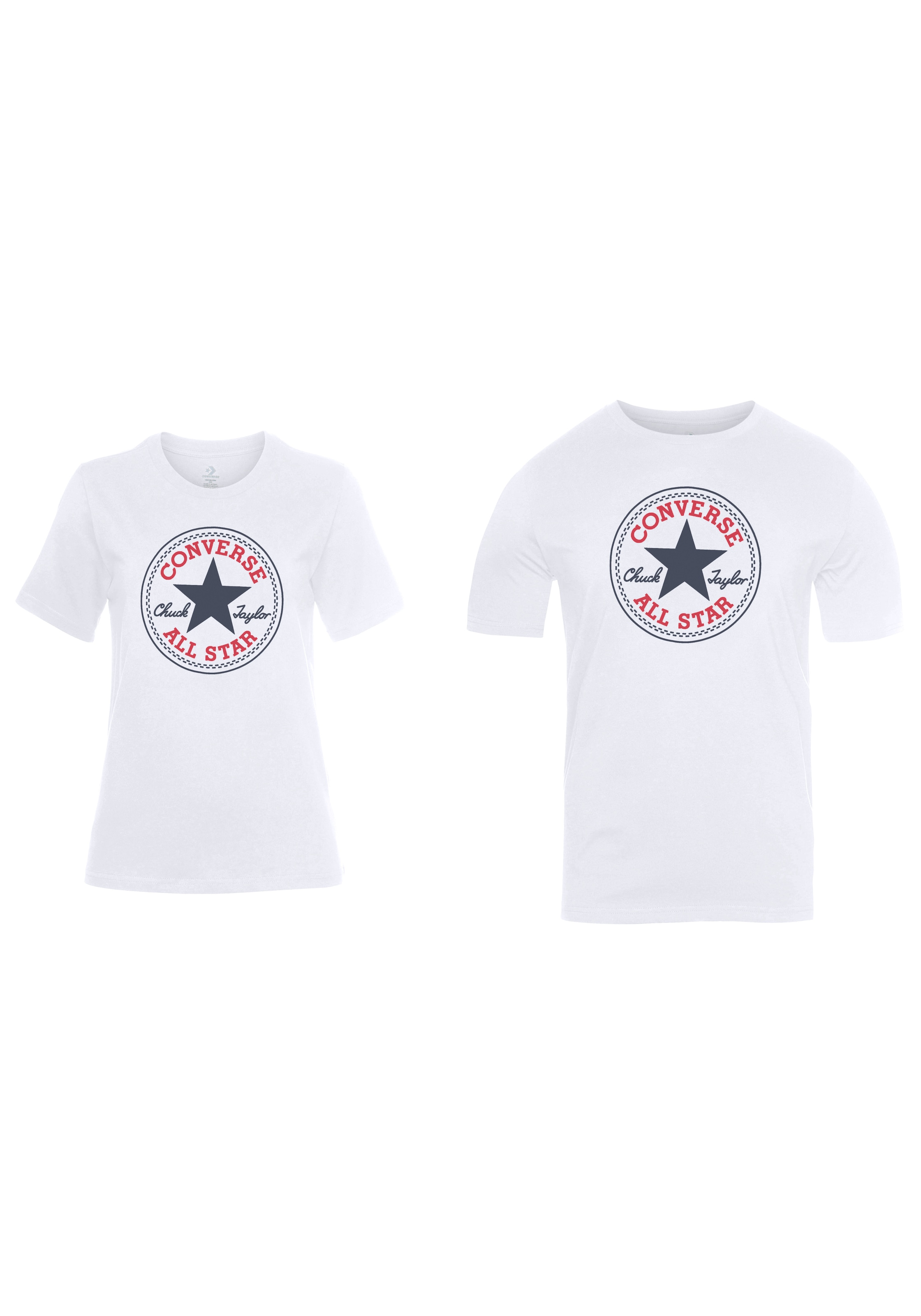 Converse T-Shirt »CONVERSE GO-TO ALL STAR PATCH STANDARD-FIT T-SHIRT« 1 Stk. Unisex