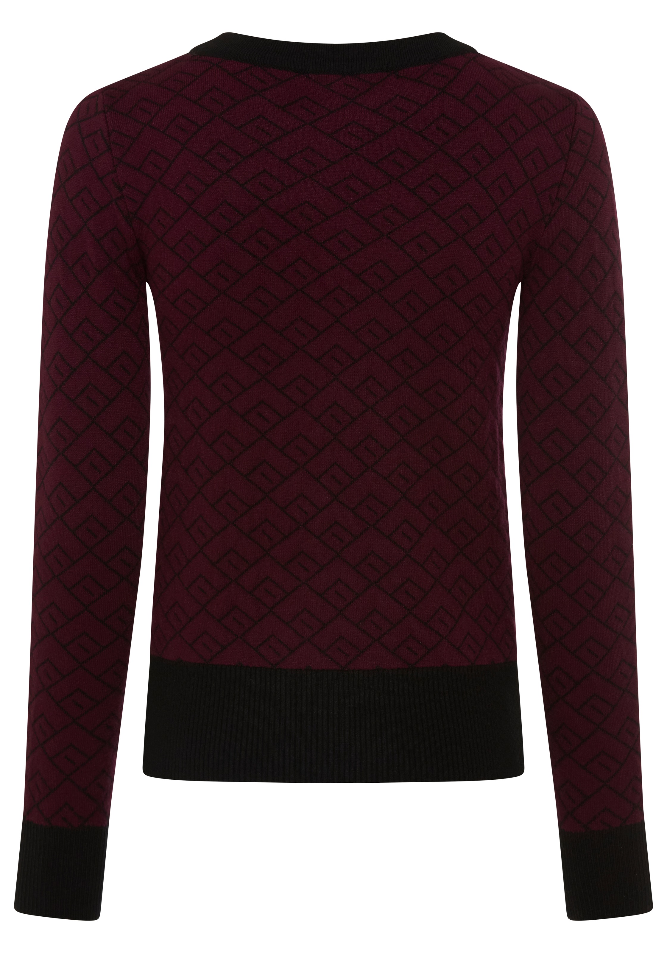 Melrose Strickjacke in trendy Jacquardmuster mit Knopfleiste