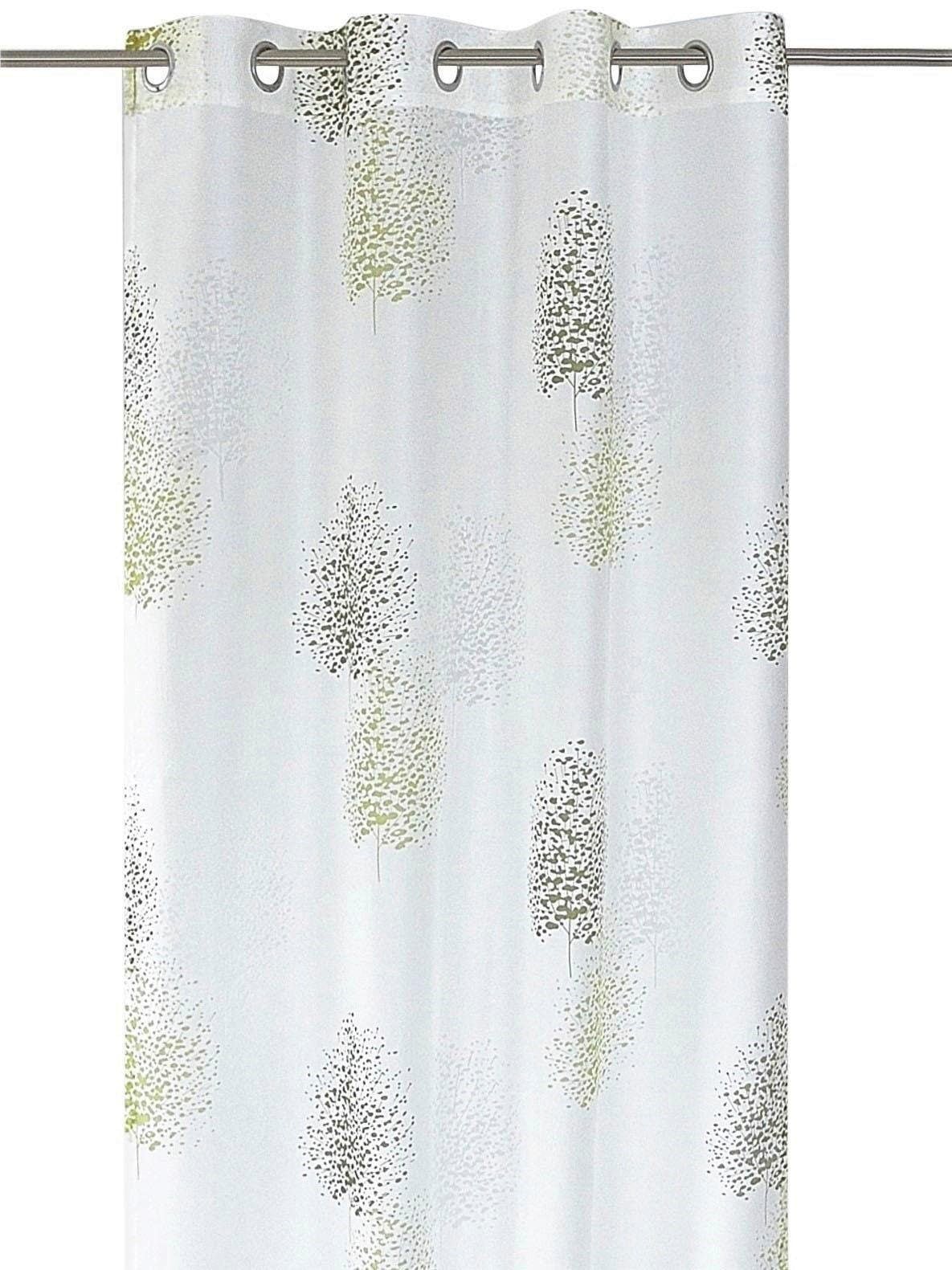 Kutti Vorhang »Belinda«, (1 St.), Gardine, halbtransparent, Ausbrenner, bedruckt, Viskose-Polyester