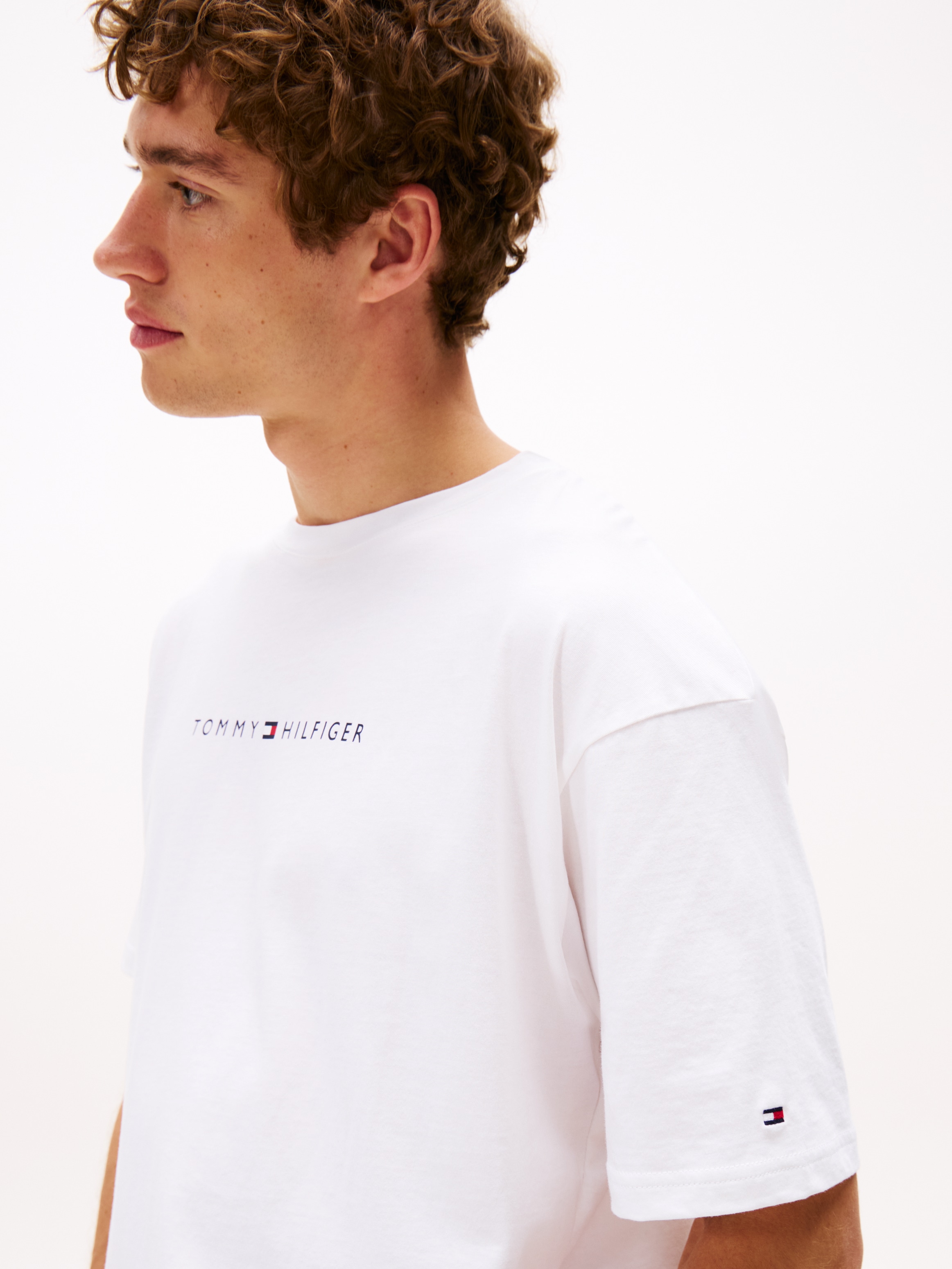 Tommy Hilfiger Underwear T-Shirt »TEE CONT. LOGO«, mit Rundhals, normale Passform