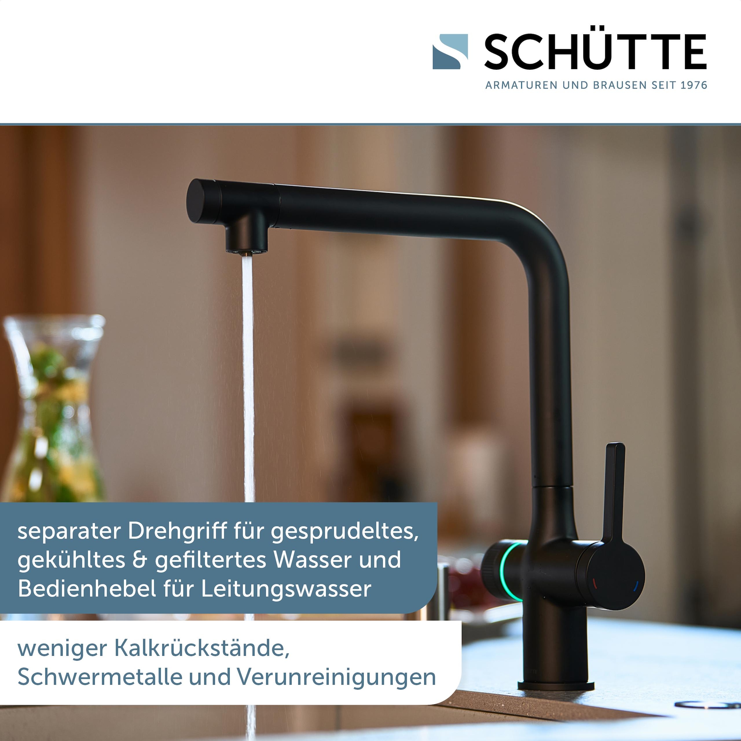 Schütte Spültischarmatur »»AQUASTAR PREMIUM« Sprudelwasser-Spültischarmatur«