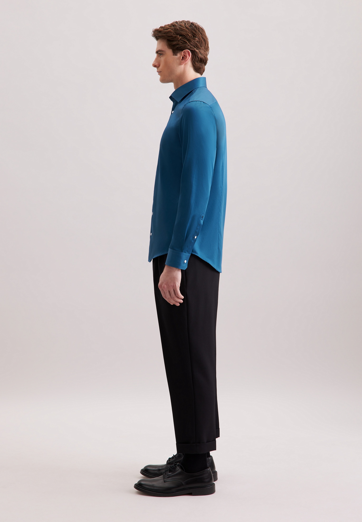 seidensticker Businesshemd »Schwarze Rose« Slim 1/1 Kentkragen Uni